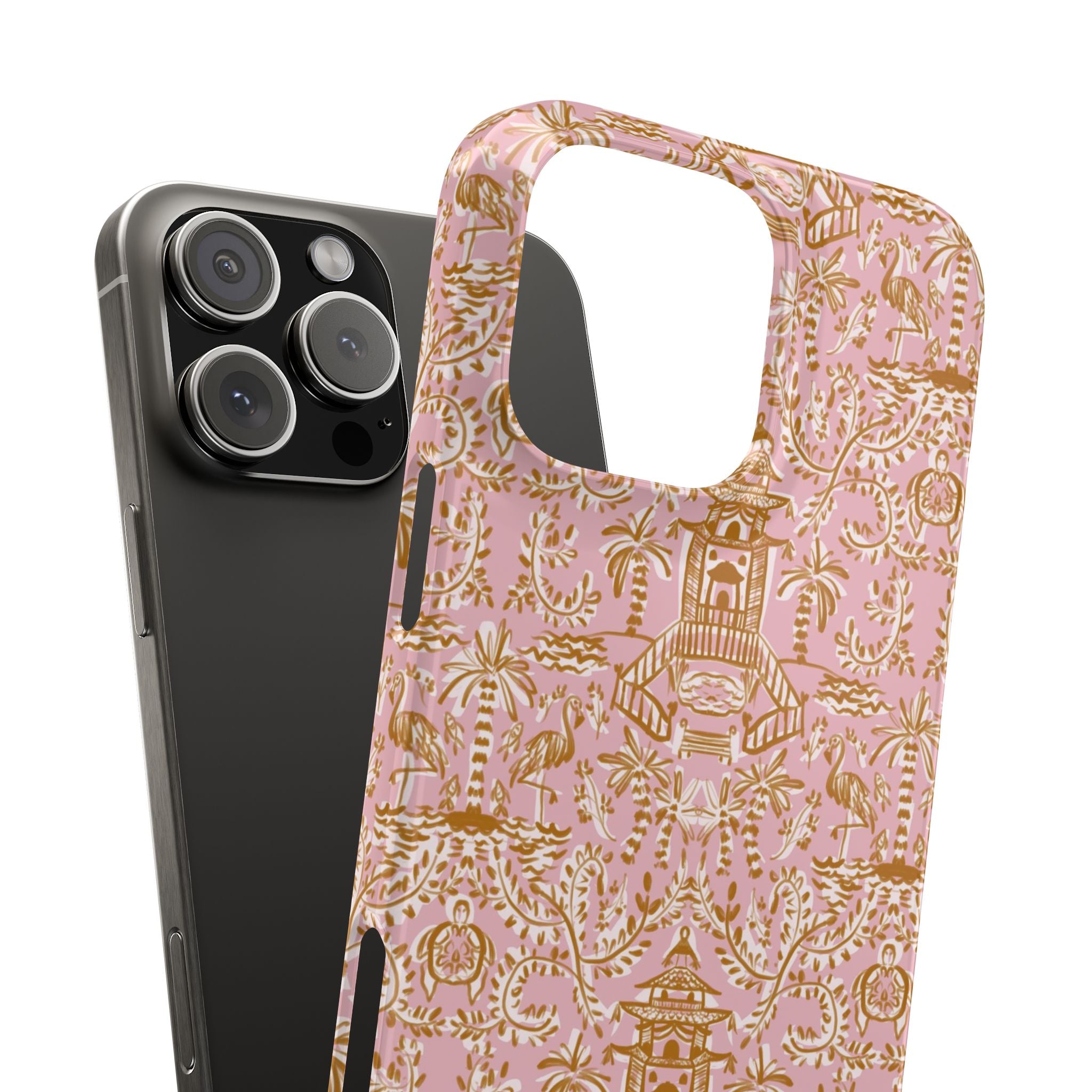 Soirée Pink Slim Phone Case