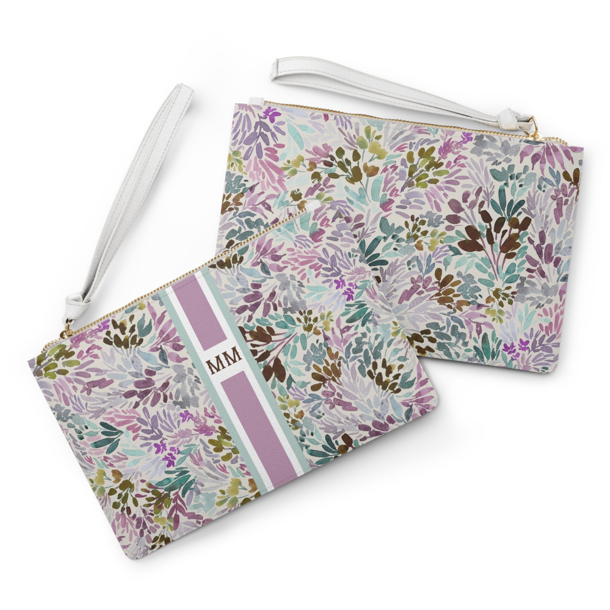 Daphne Striped Monogrammed Mahjong Card Holder