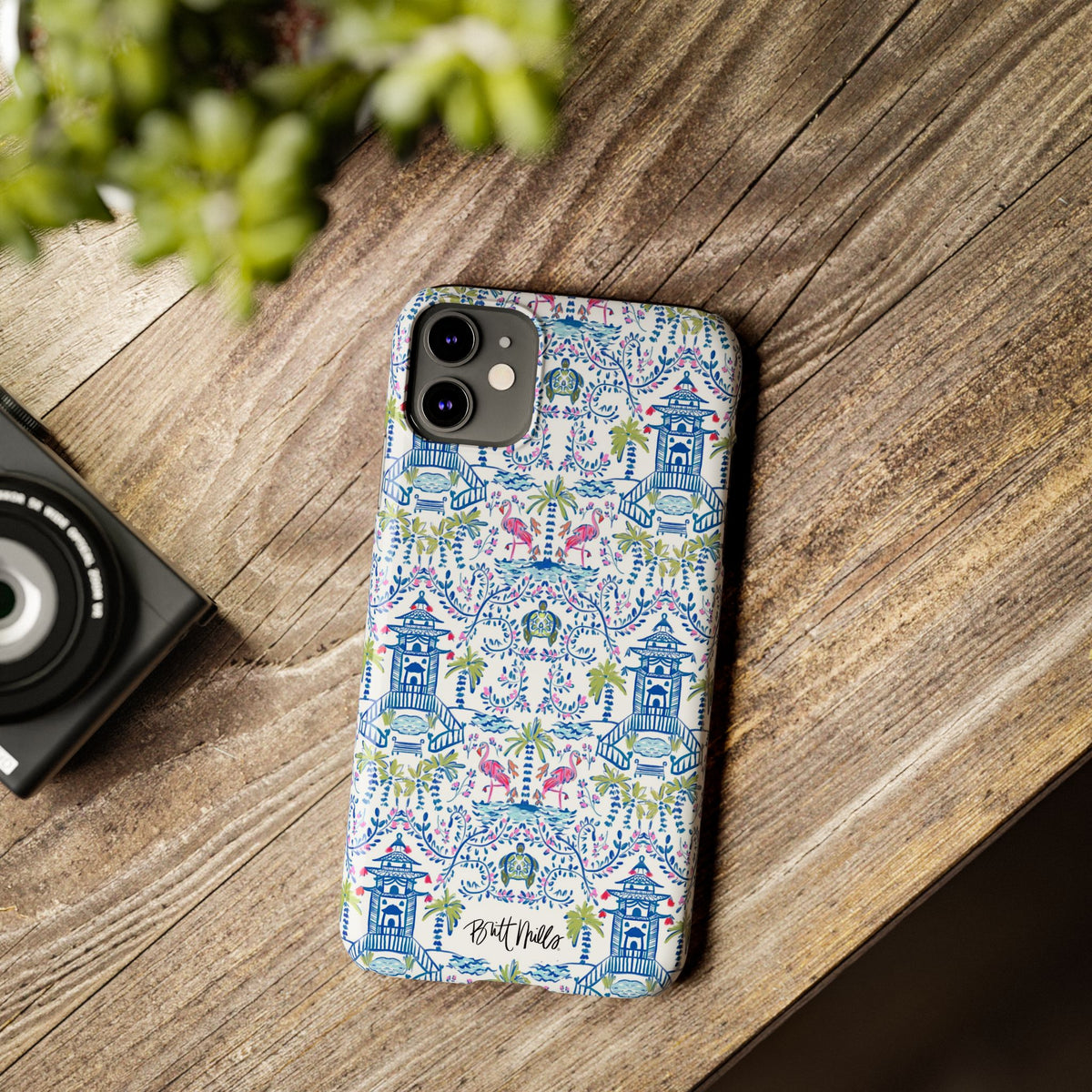 Colorful Chinoiserie Slim Phone Case