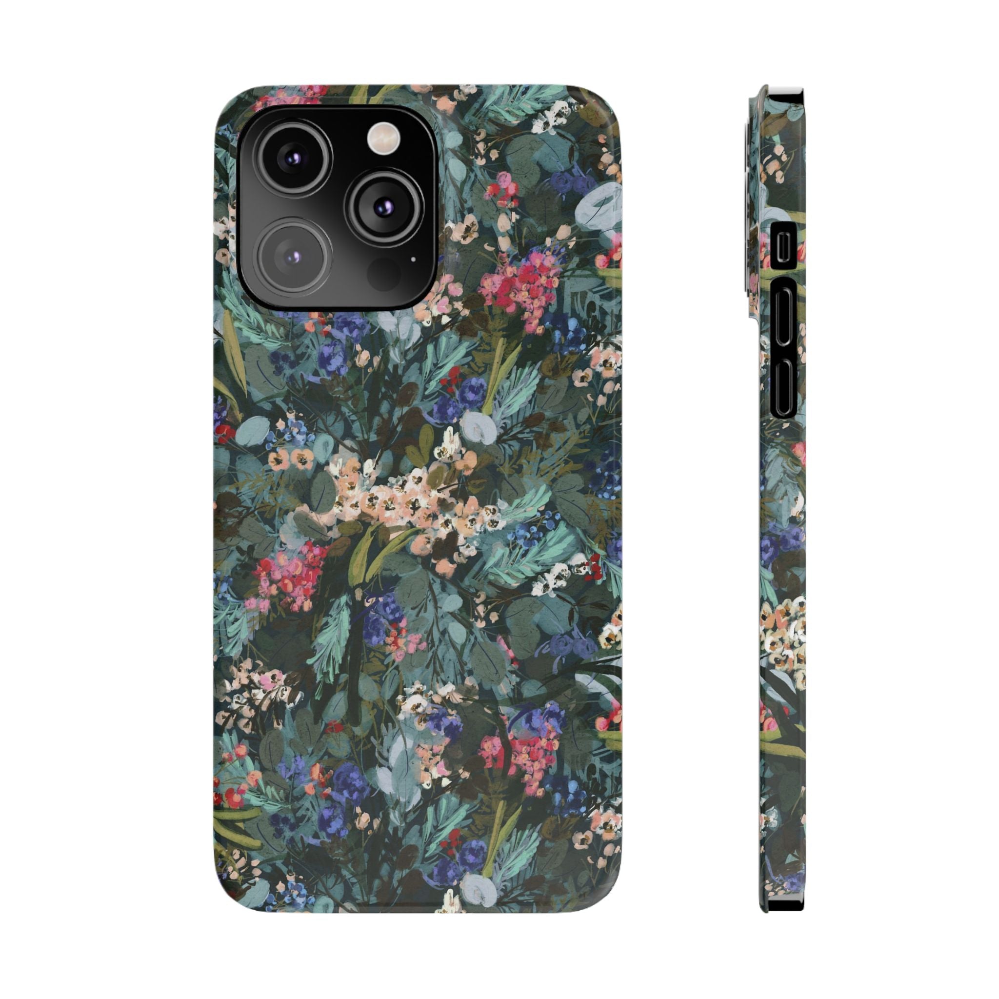 Winter Berry Slim Phone Case