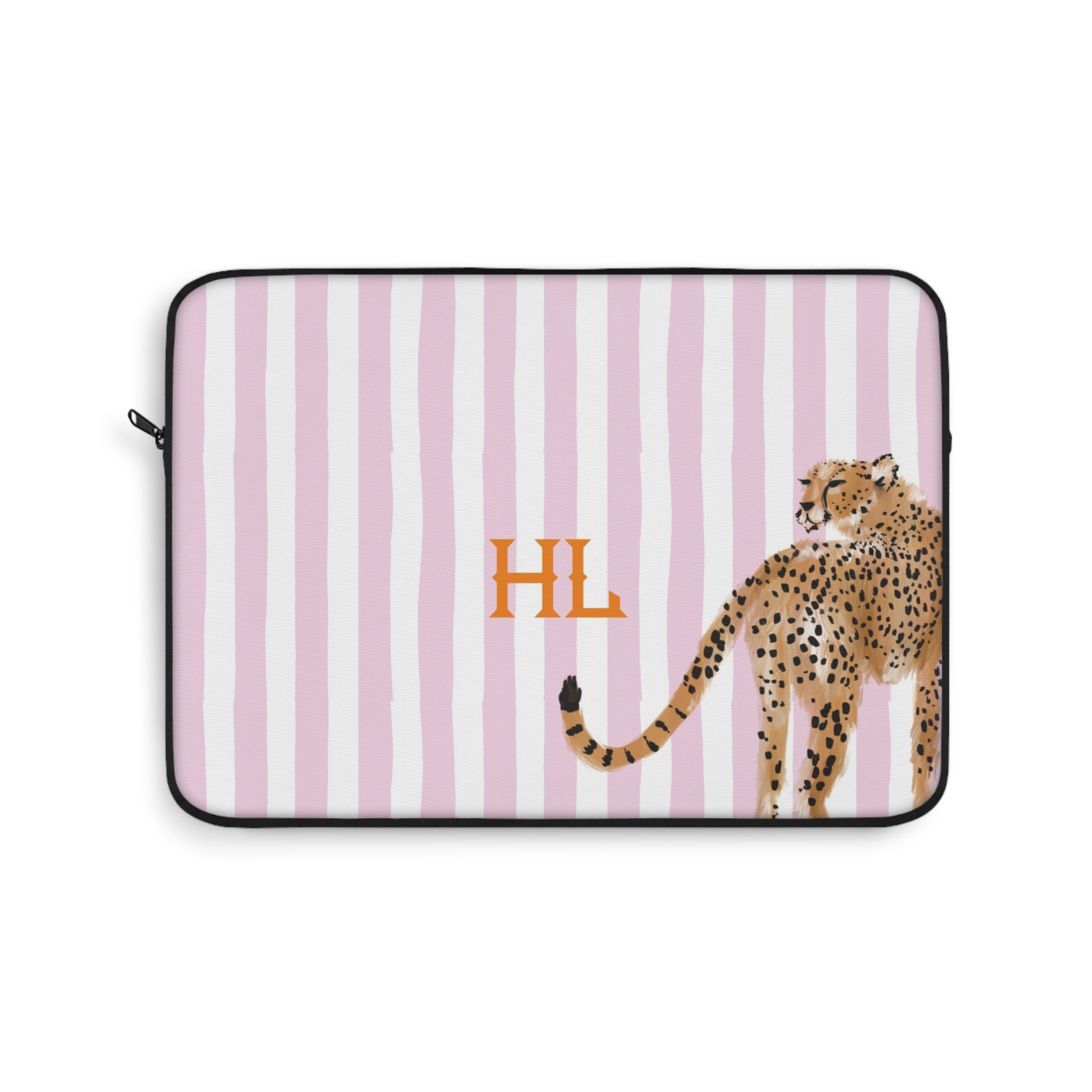 Preppy Cheetah Laptop Sleeve
