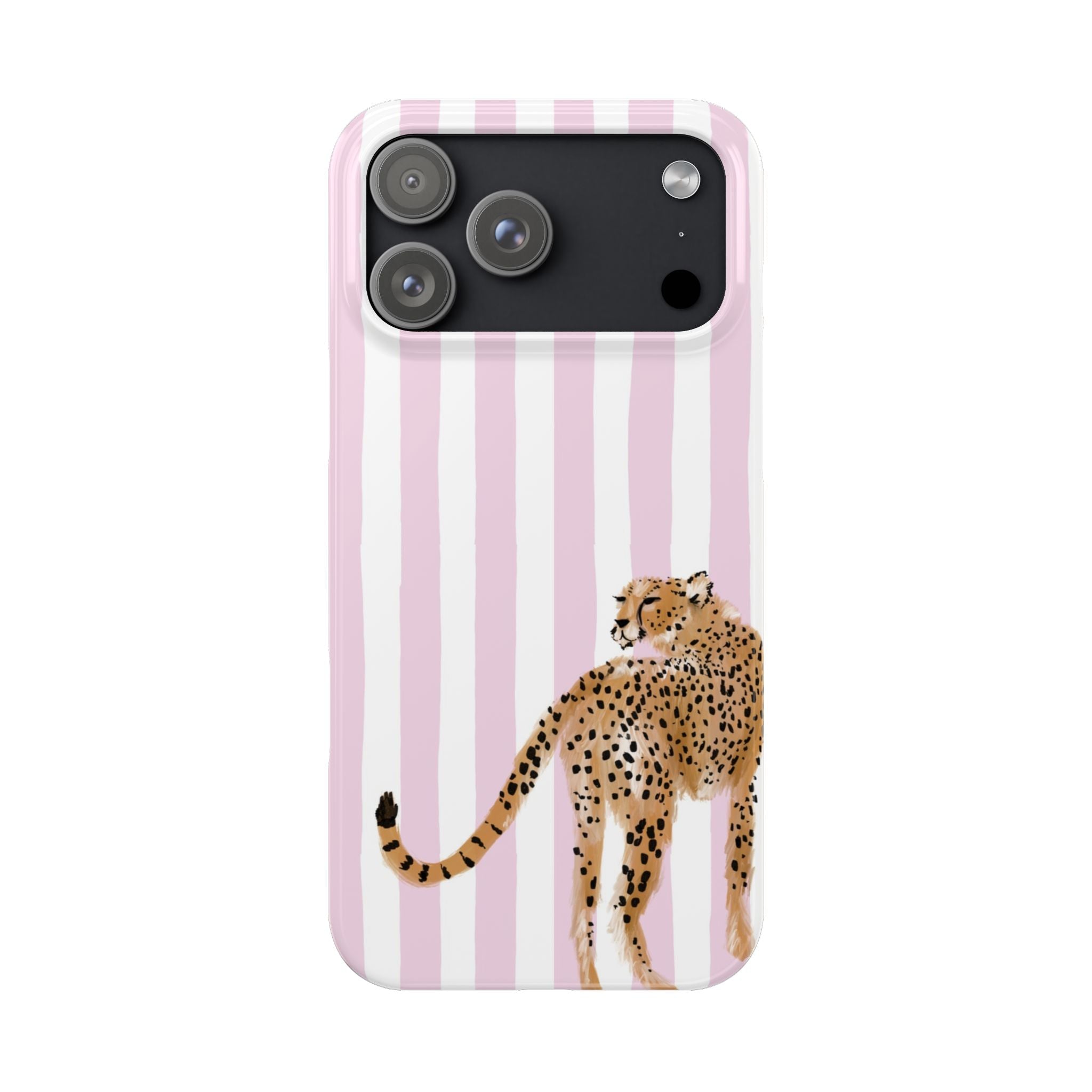 Preppy Cheetah Slim Phone Case