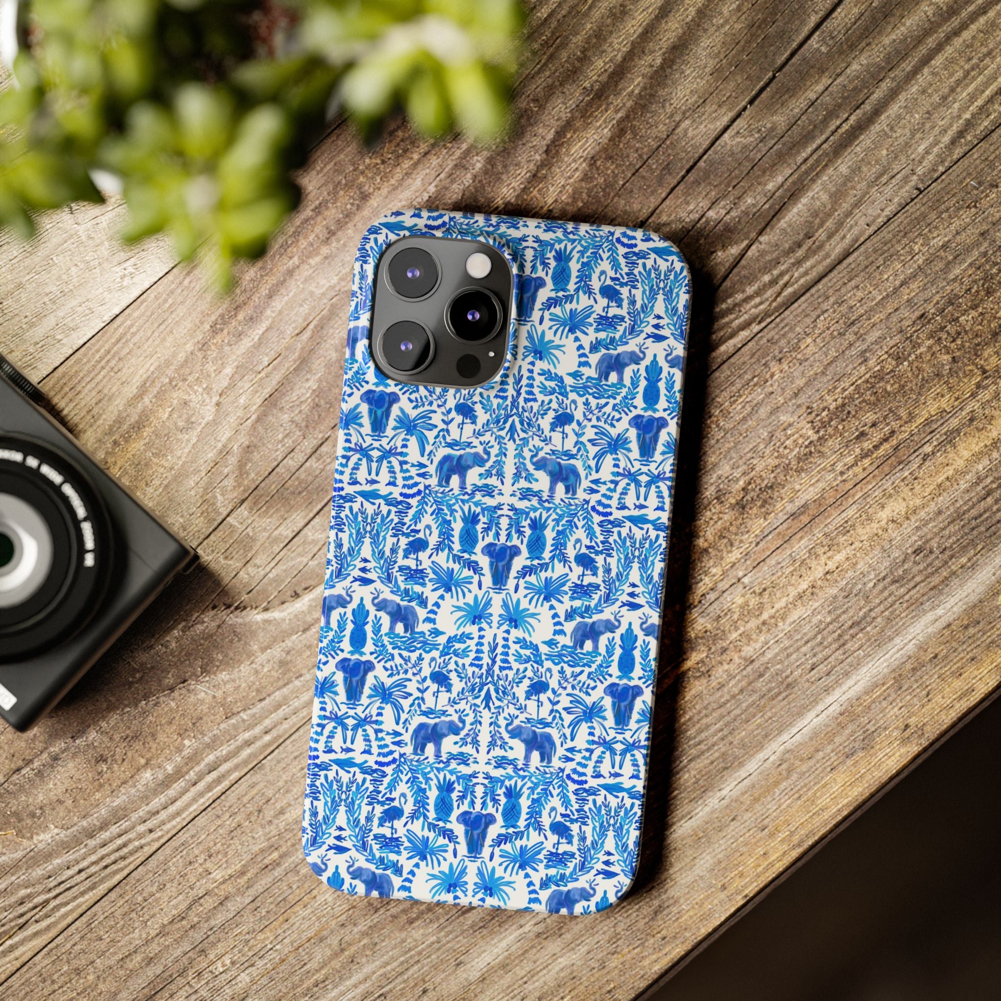 Elephant Fun Slim Phone Case