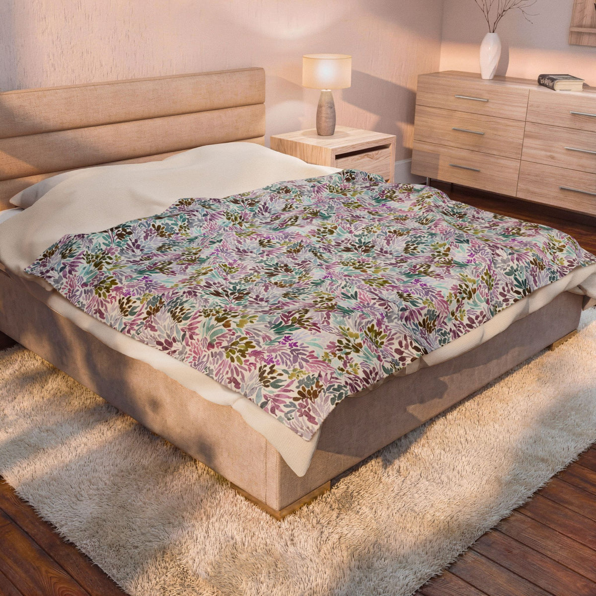 Daphne Velveteen Throw Blanket