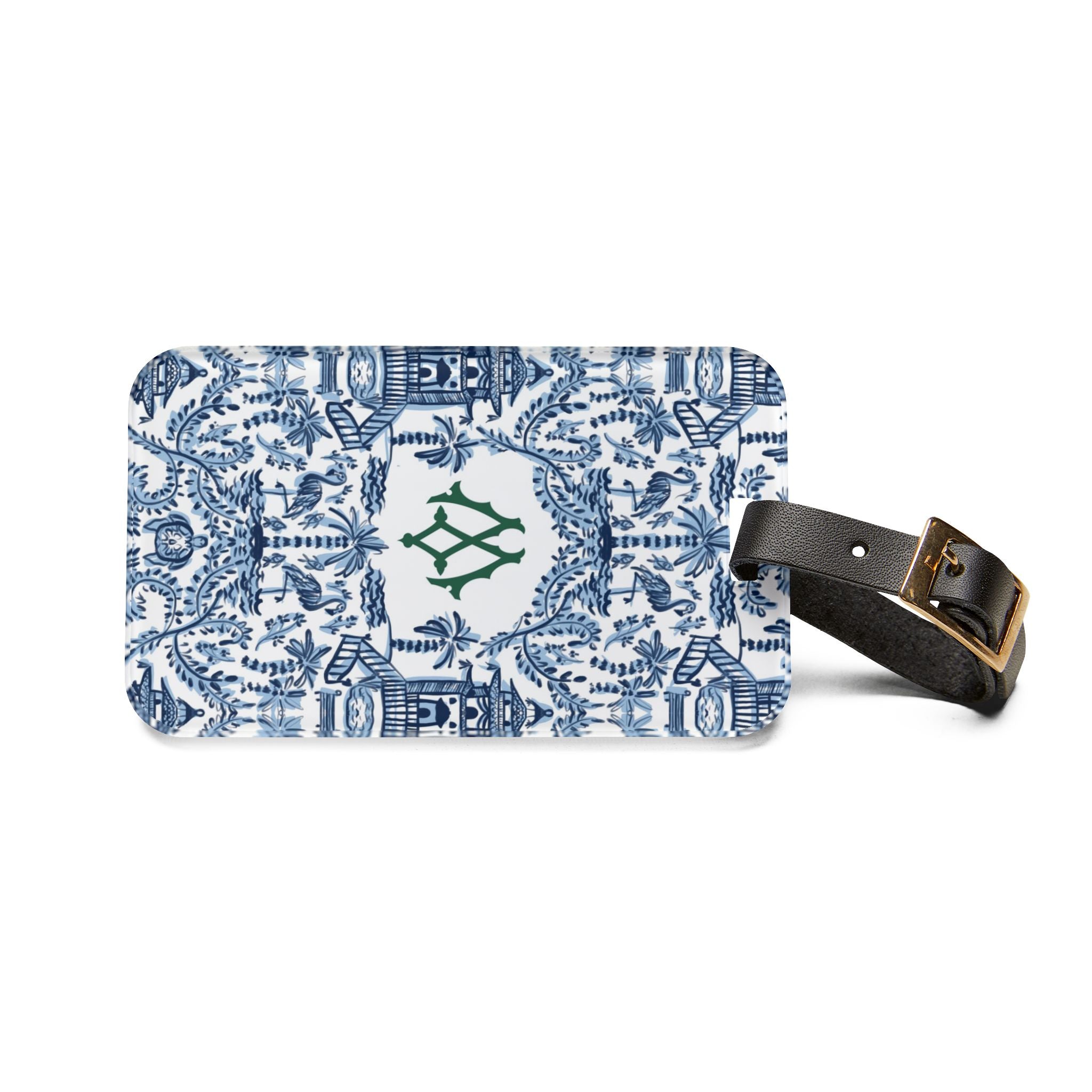 Palm Beach Monogrammed Acrylic Luggage Tag