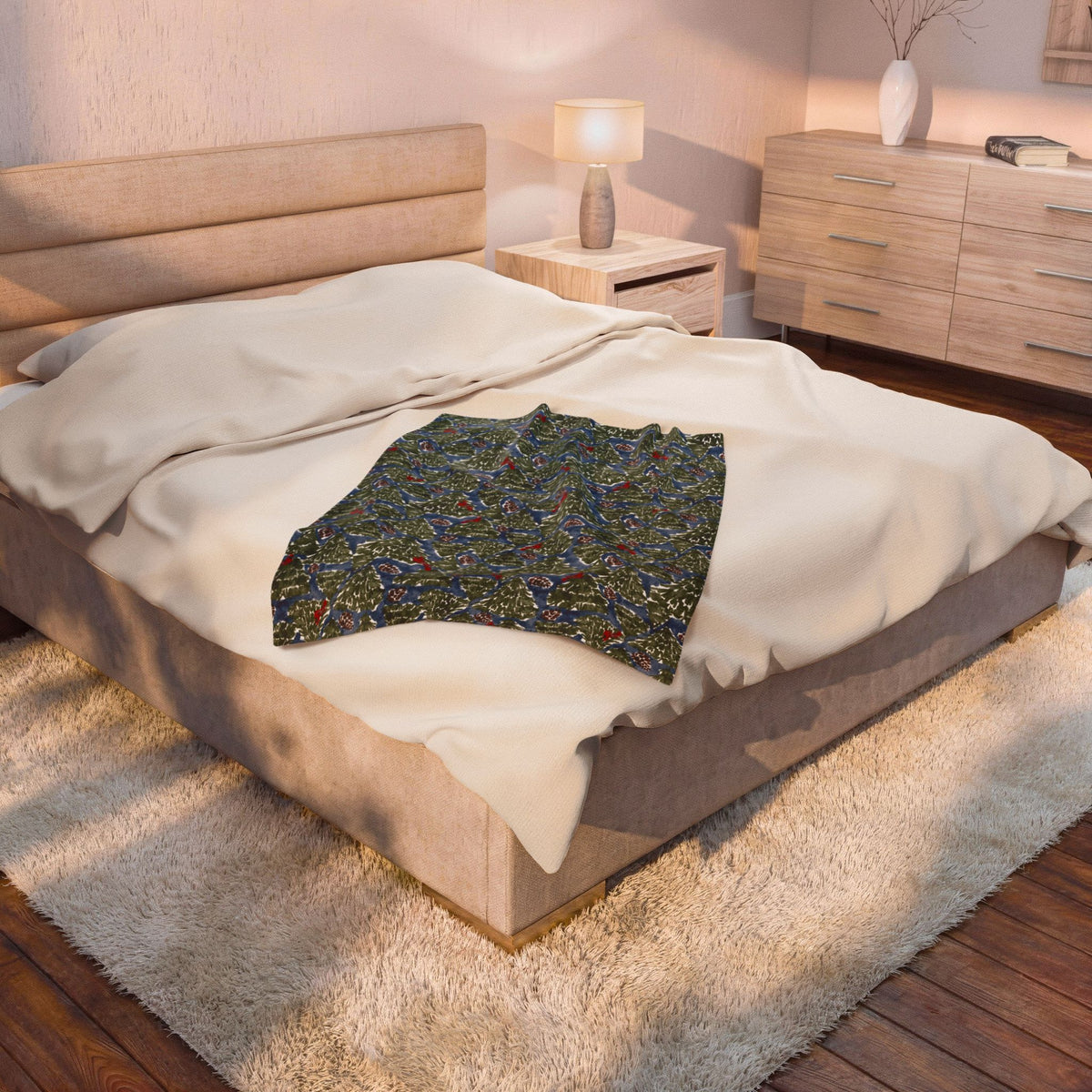 Merrywood Velveteen Throw Blanket