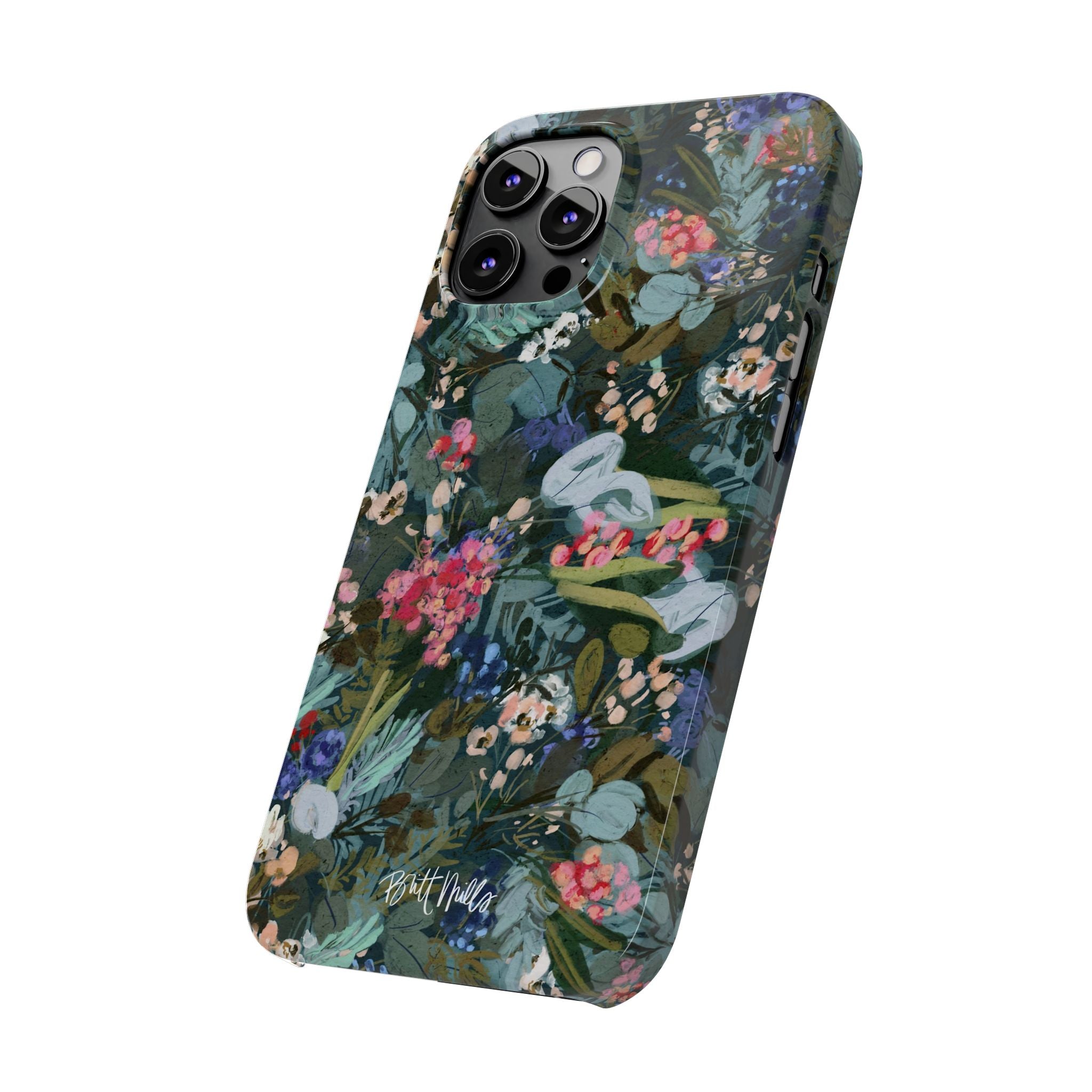 Winter Berry Slim Phone Case