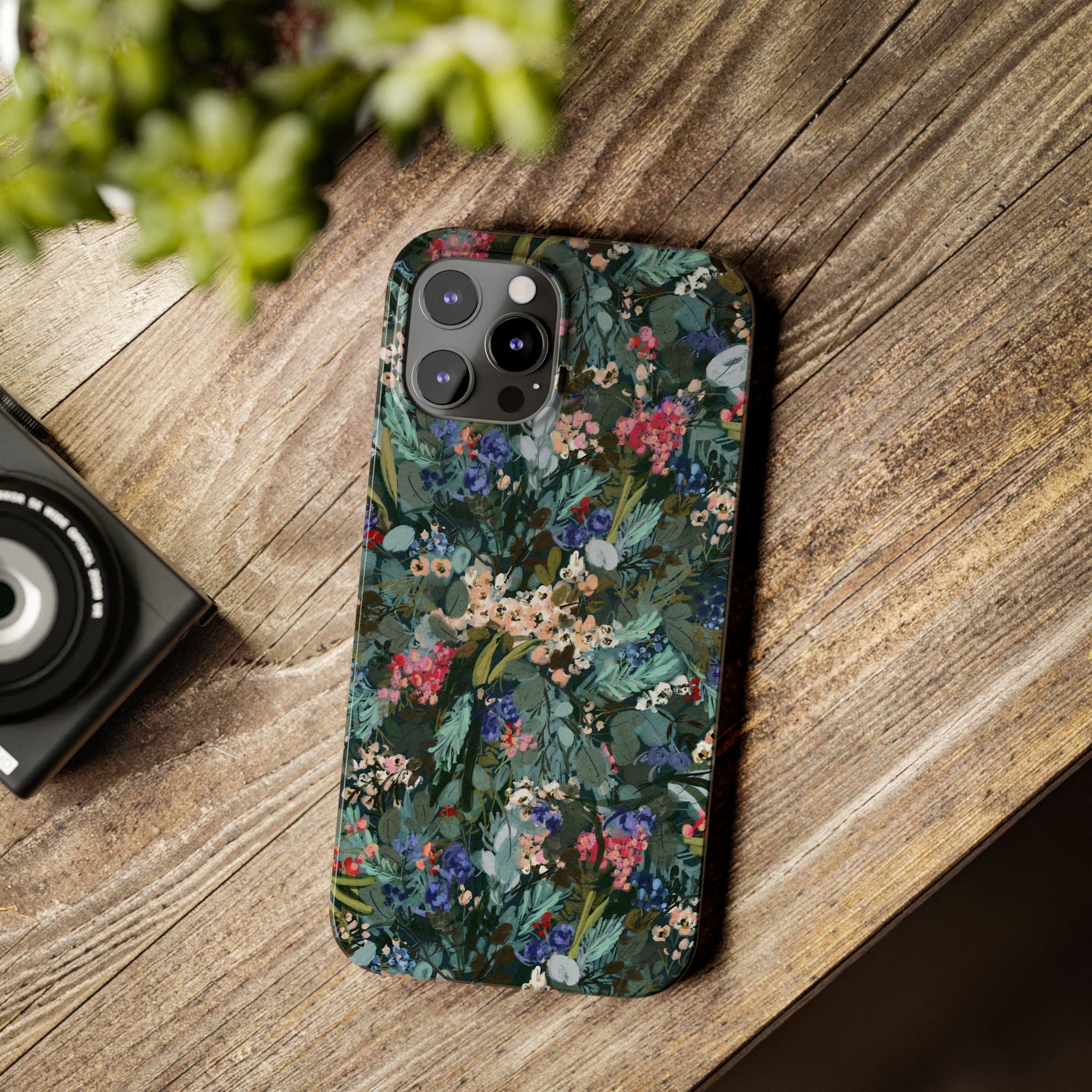 Winter Berry Slim Phone Case