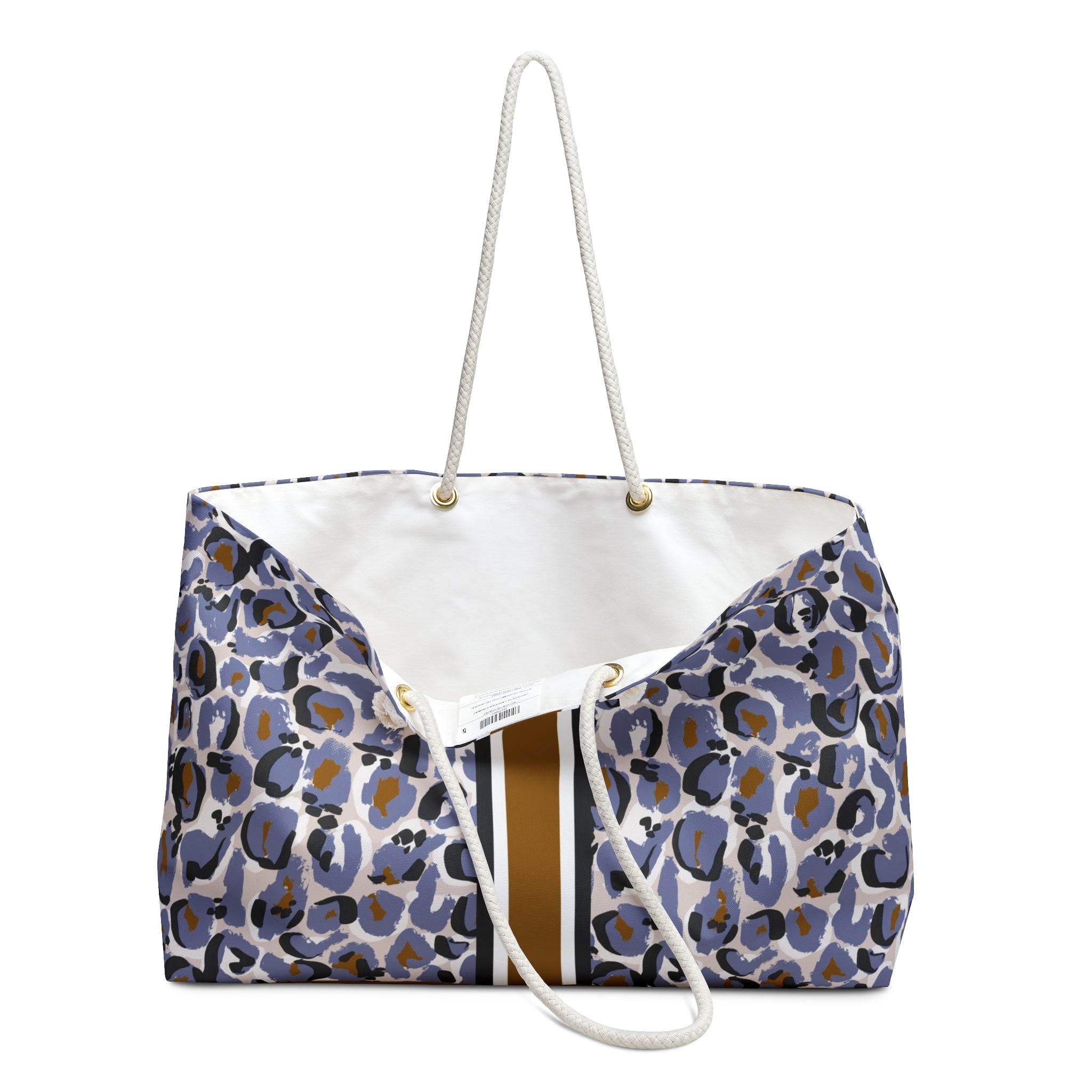 Quinn II Striped Monogrammed Mahjong Bag
