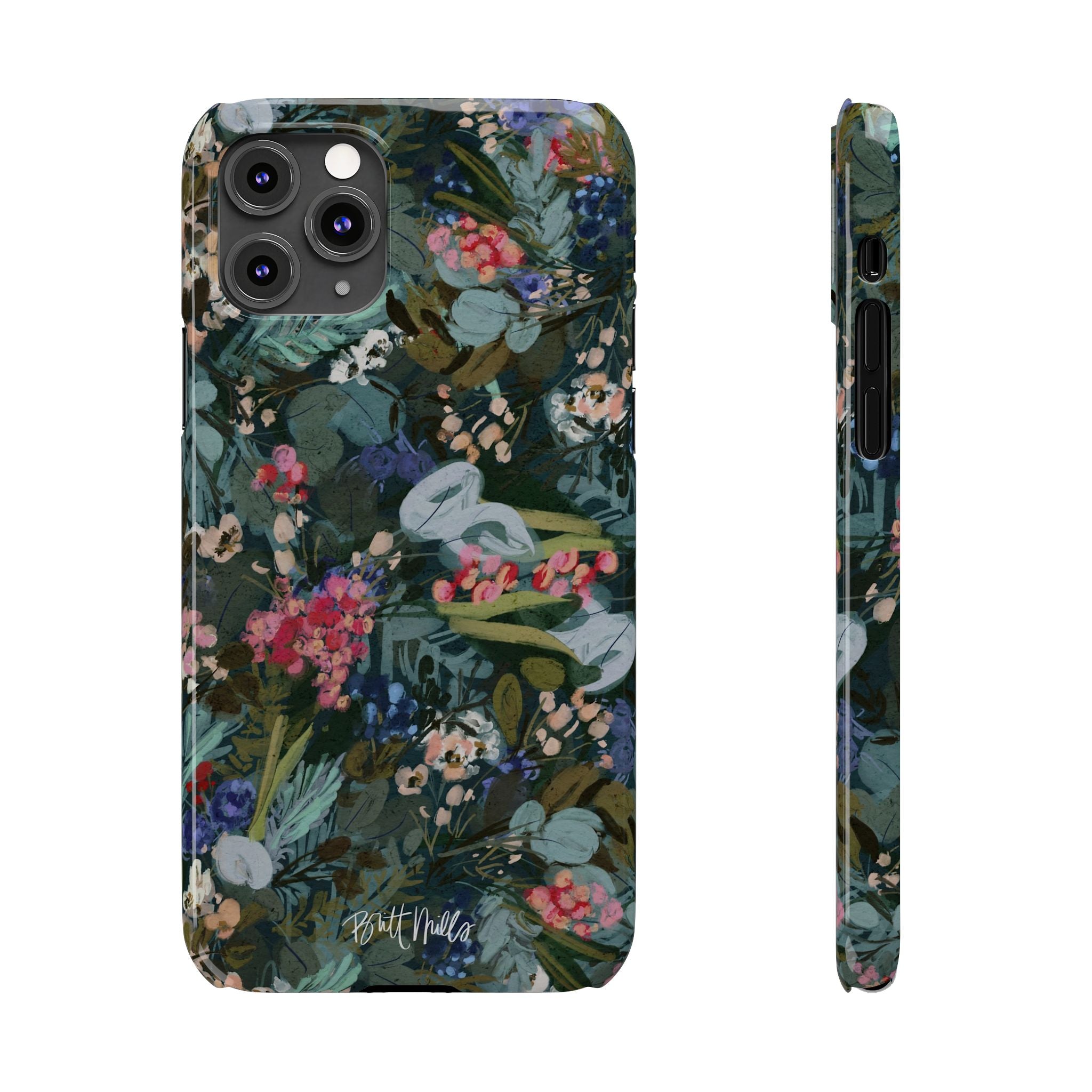 Winter Berry Slim Phone Case
