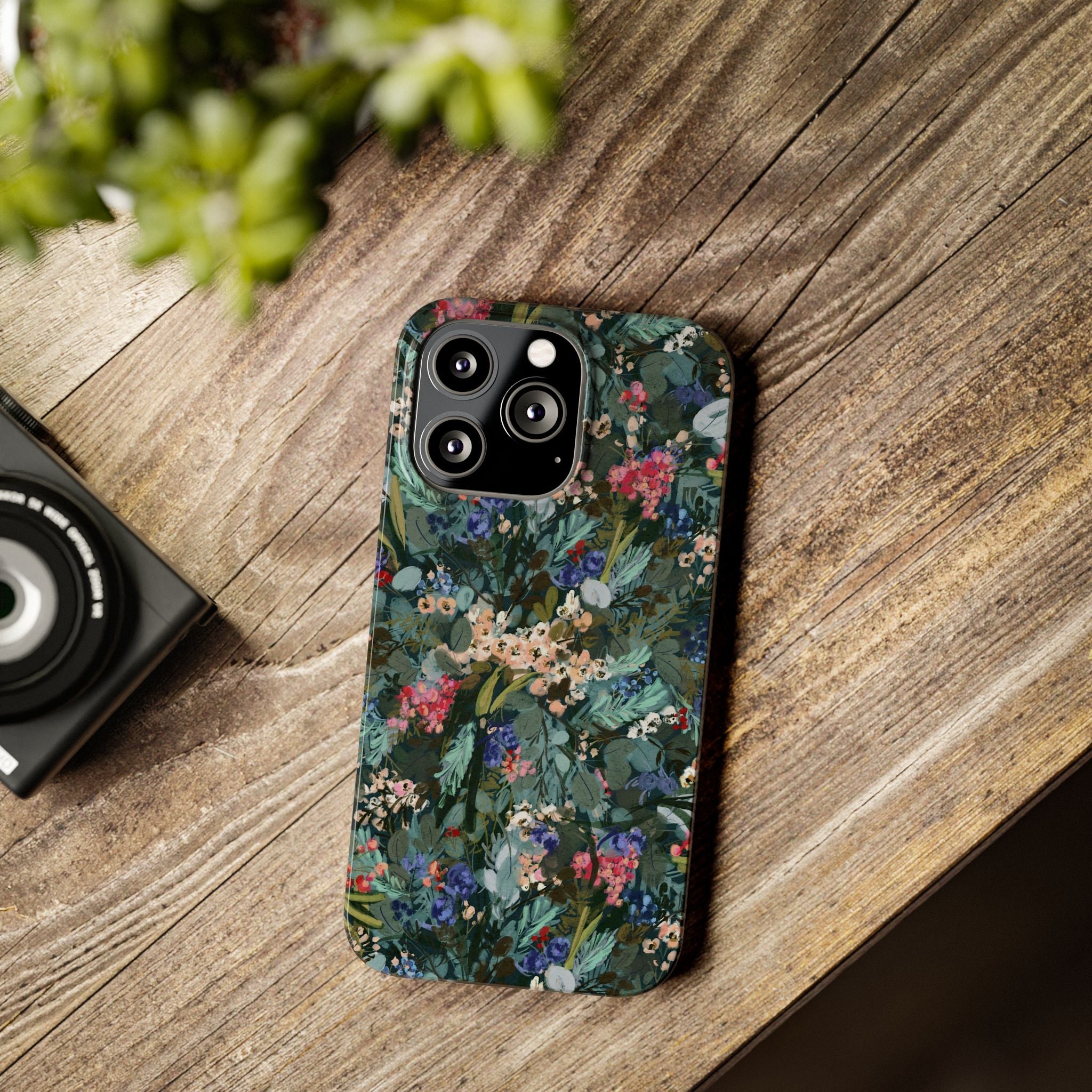 Winter Berry Slim Phone Case