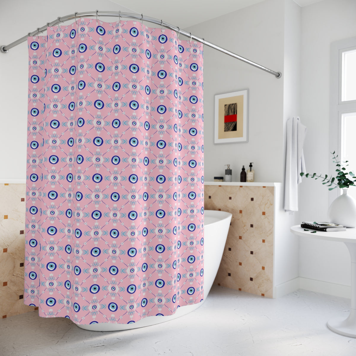 Evil Eye Shower Curtain
