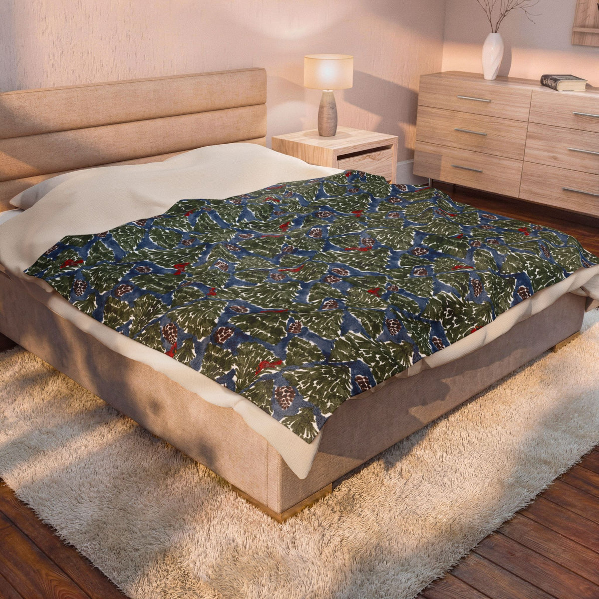 Merrywood Velveteen Throw Blanket