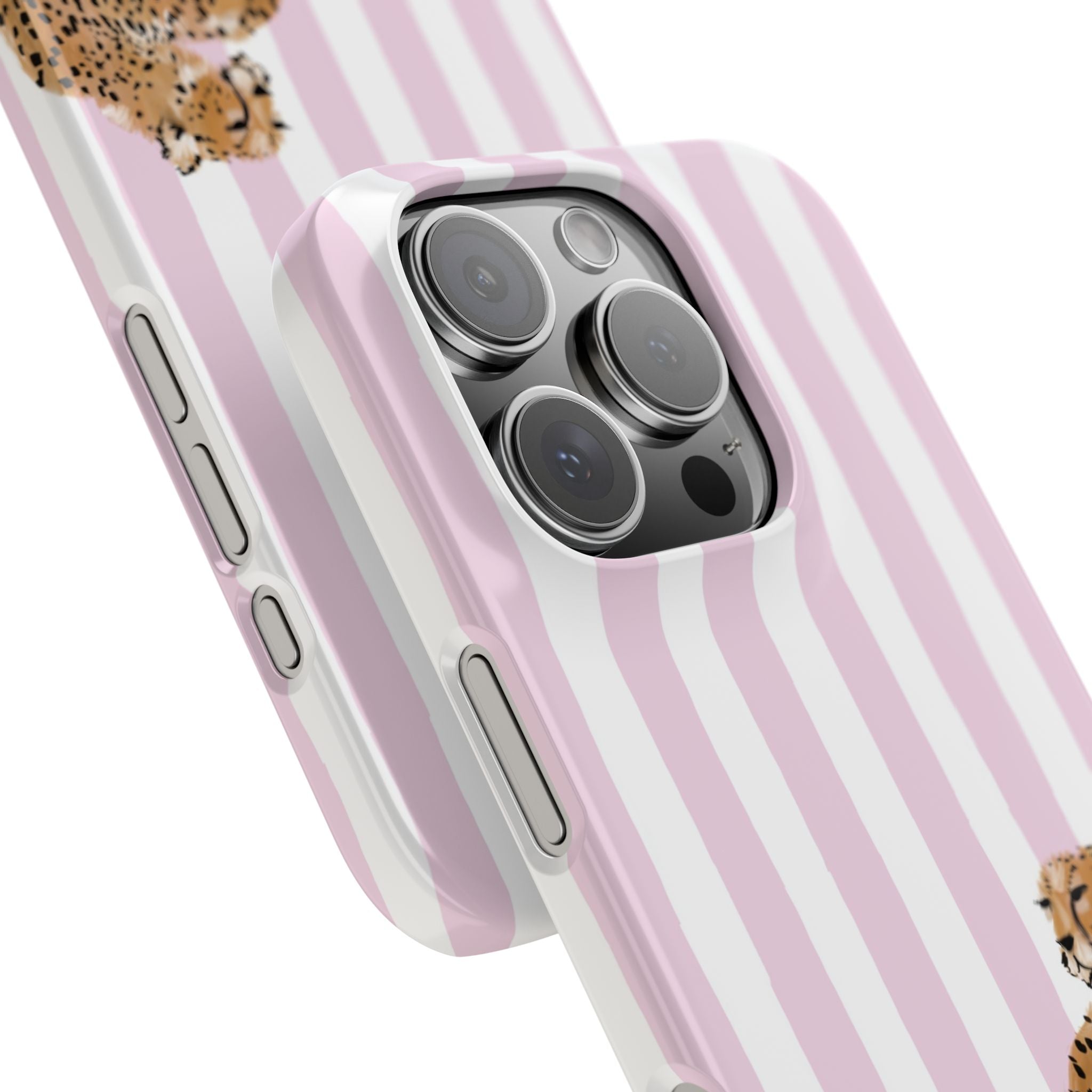 Preppy Cheetah Slim Phone Case