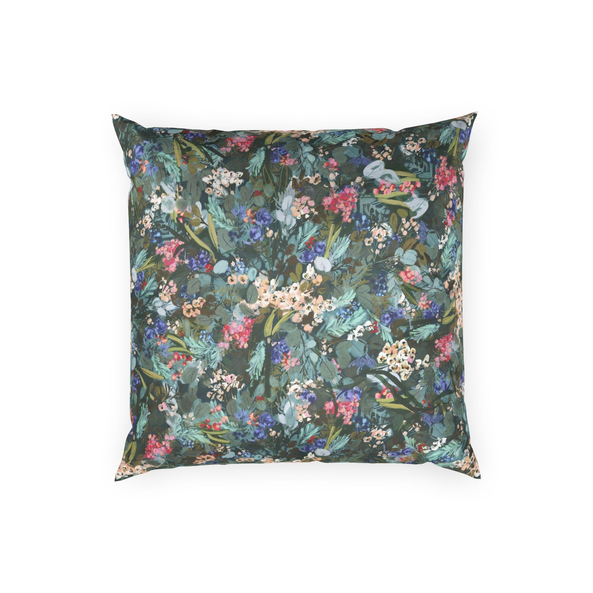 Winter Berry Velvet Pillow