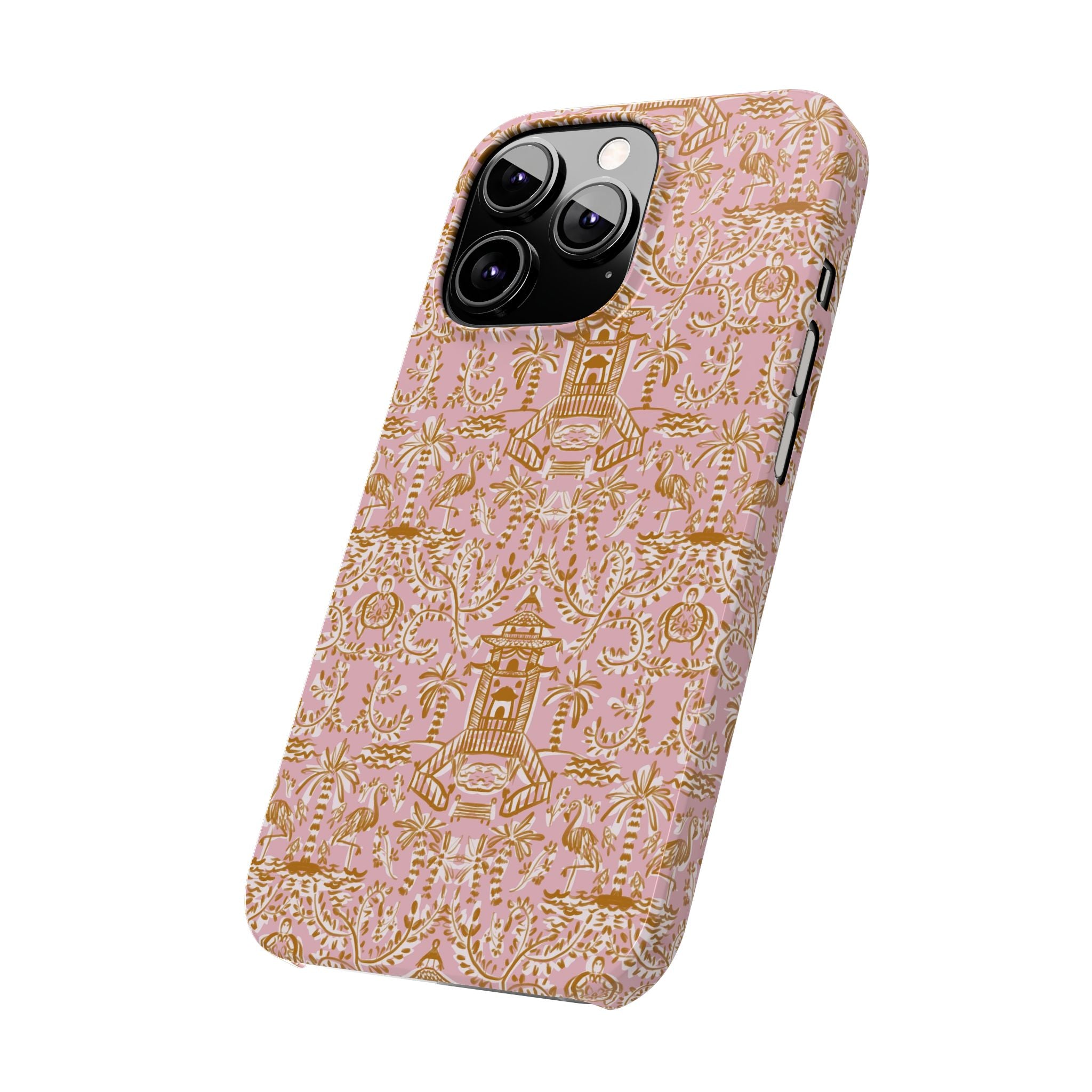 Soirée Pink Slim Phone Case