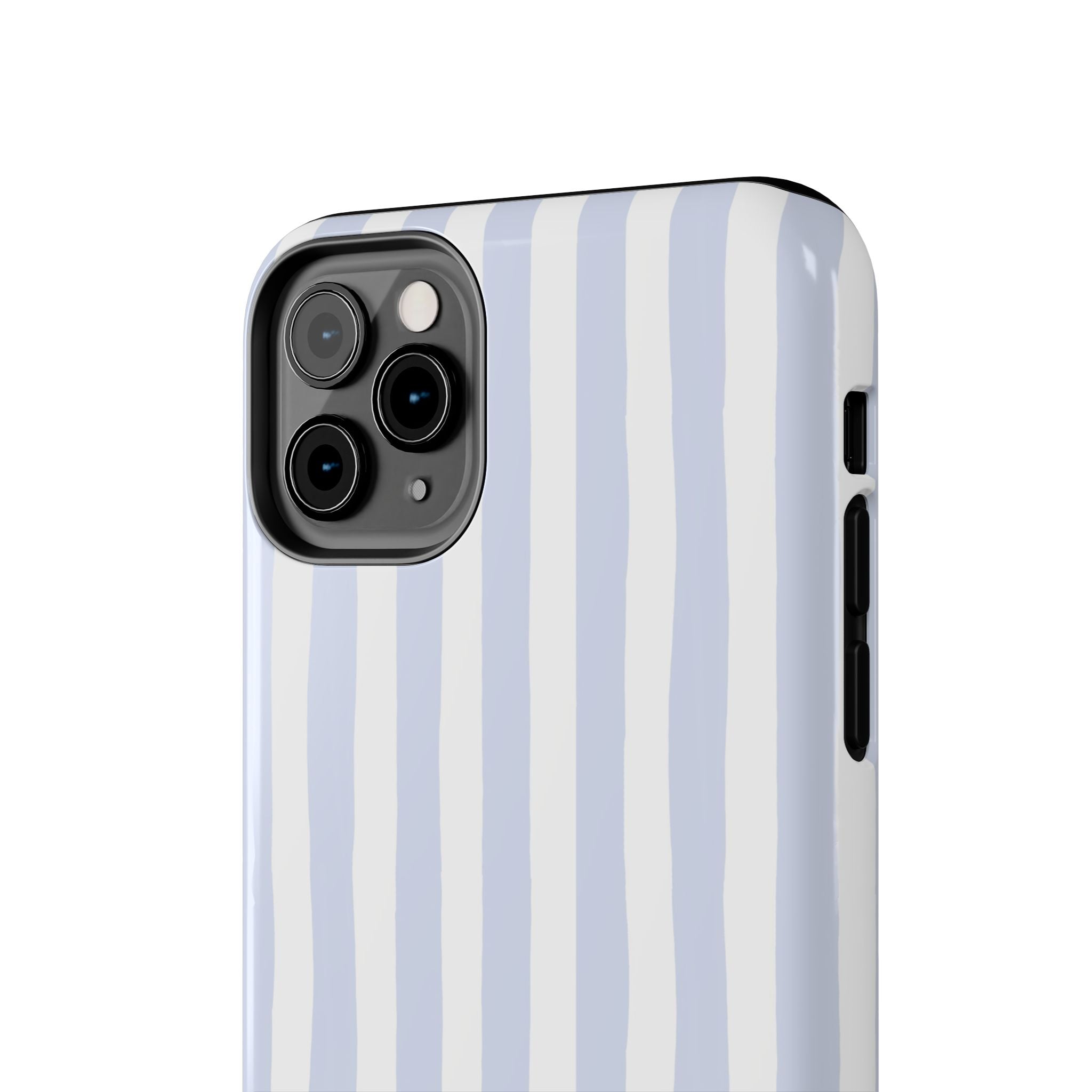 Seaside Stripes Monogrammed Tough Phone Case