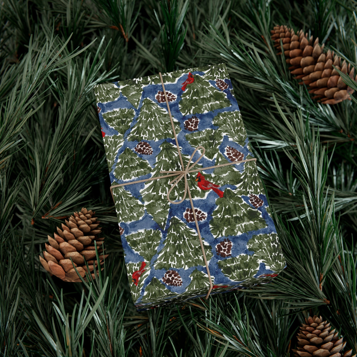 Christmas Pines Wrapping Paper