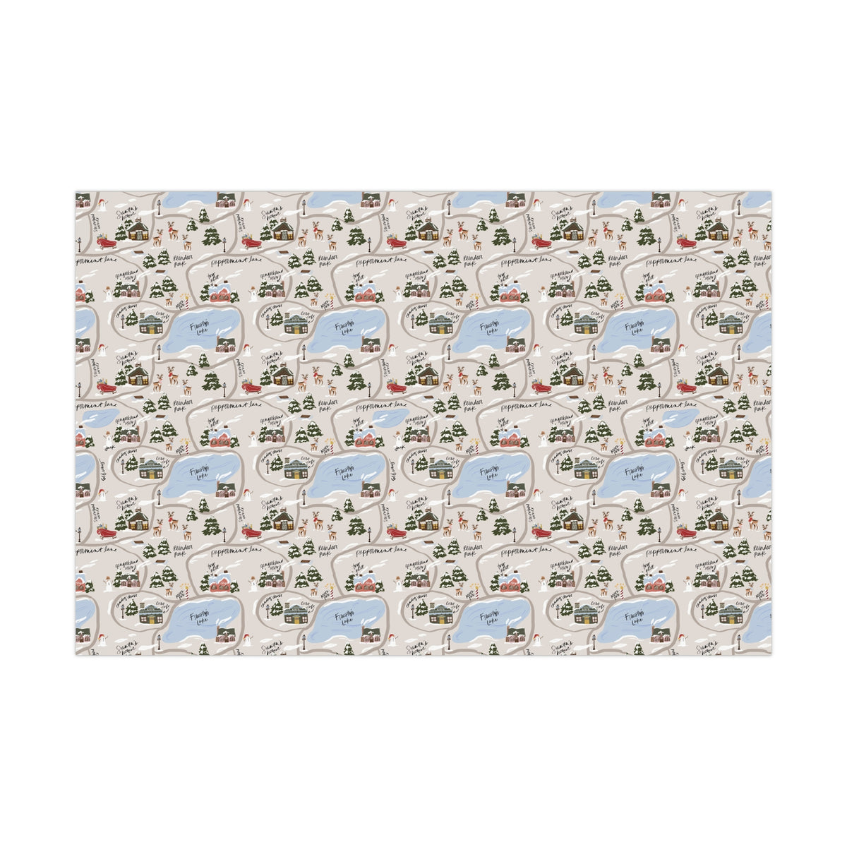 North Pole Adventure Wrapping Paper