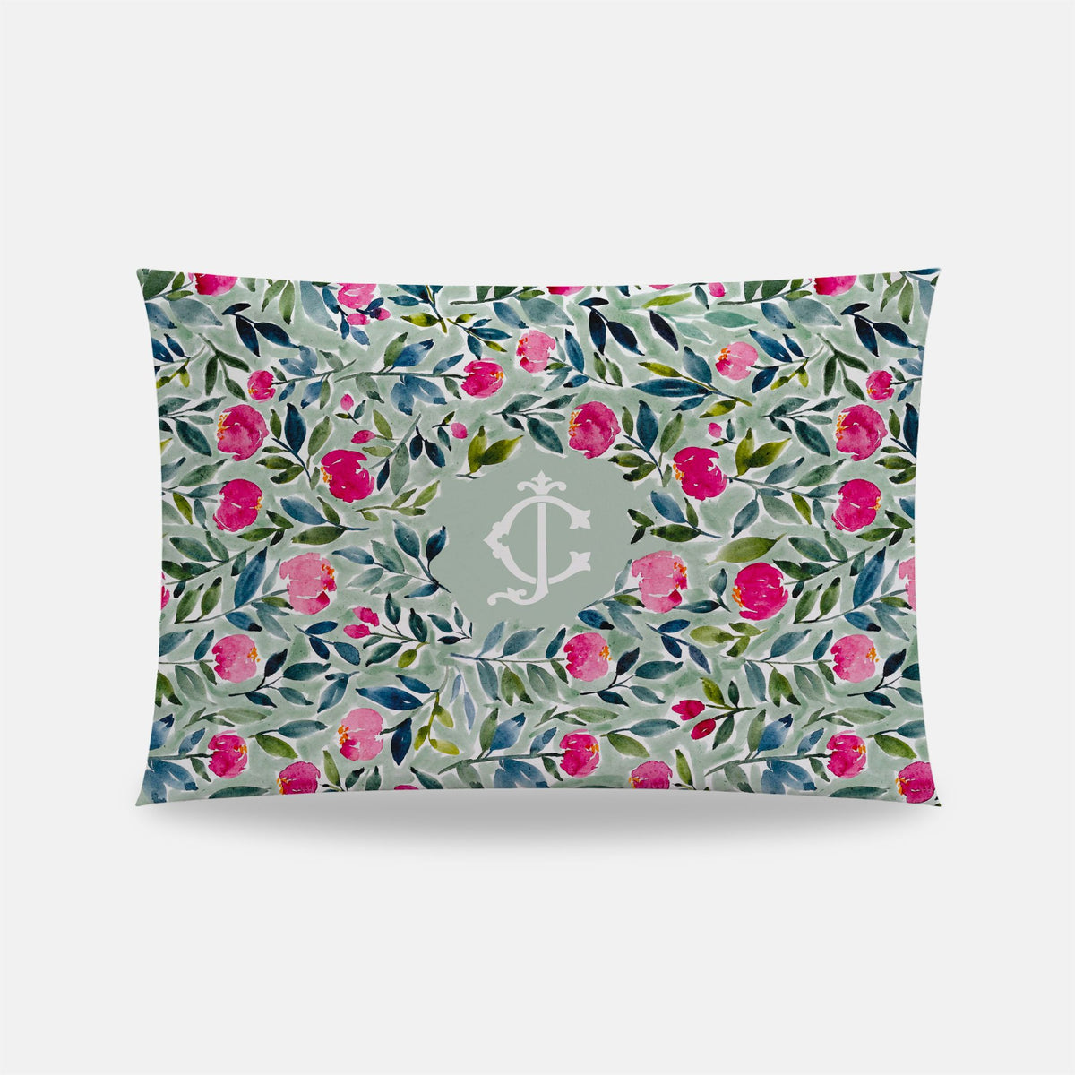 Boca Monogrammed Toddler Pillowcase