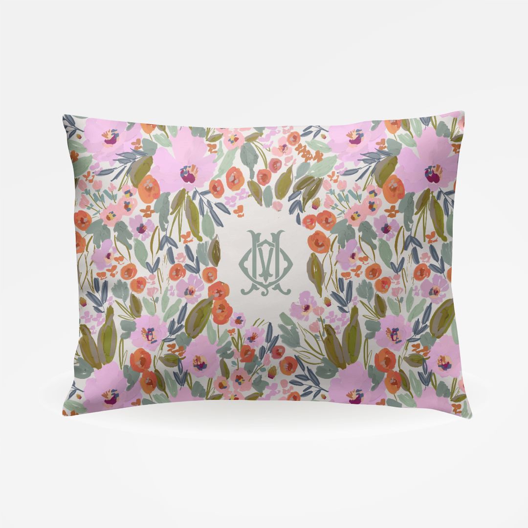 Savannah Monogrammed Standard Pillowcase