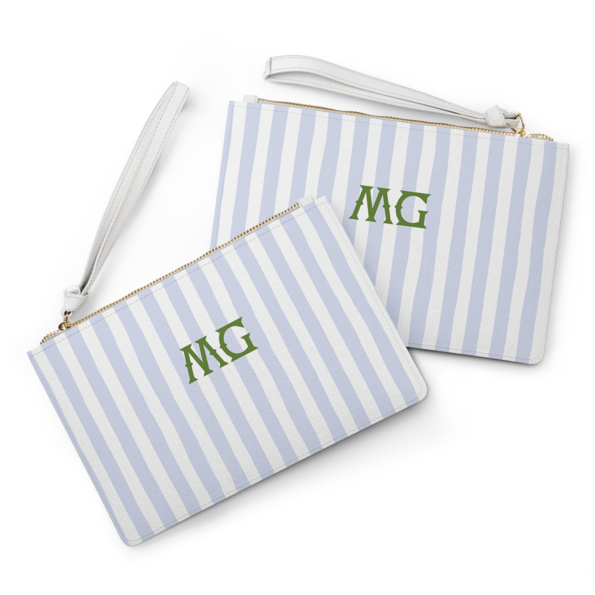 Seaside Stripes Monogrammed Mahjong Card Holder