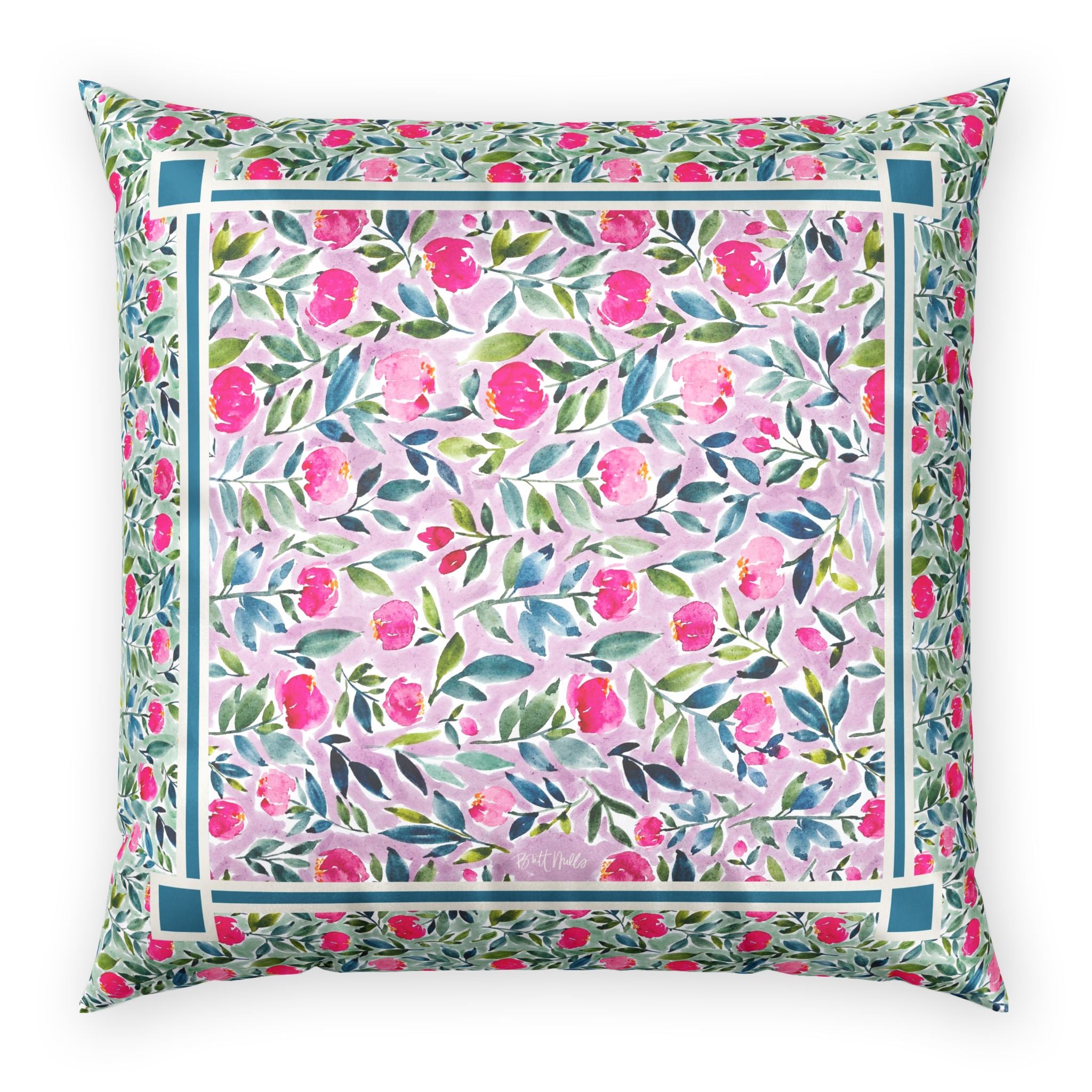 Flora Velvet Pillow