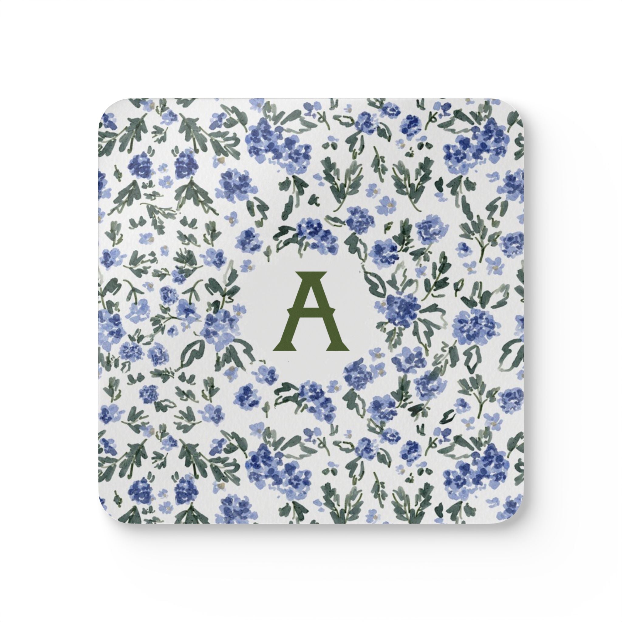 English Countryside Monogrammed Coaster Set (Set of 4)