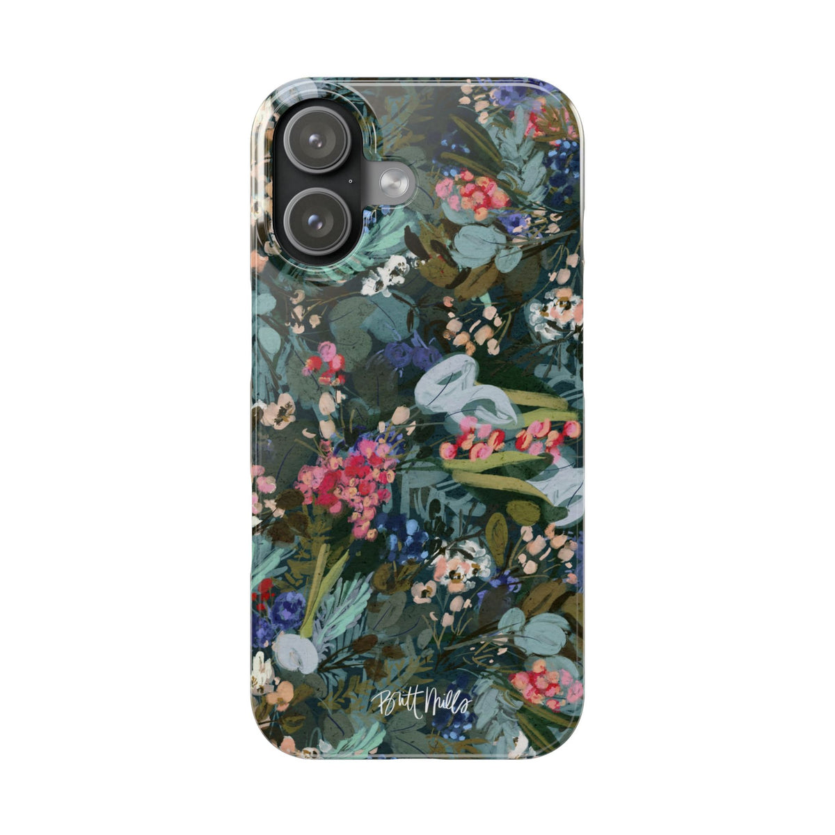 Winter Berry Slim Phone Case