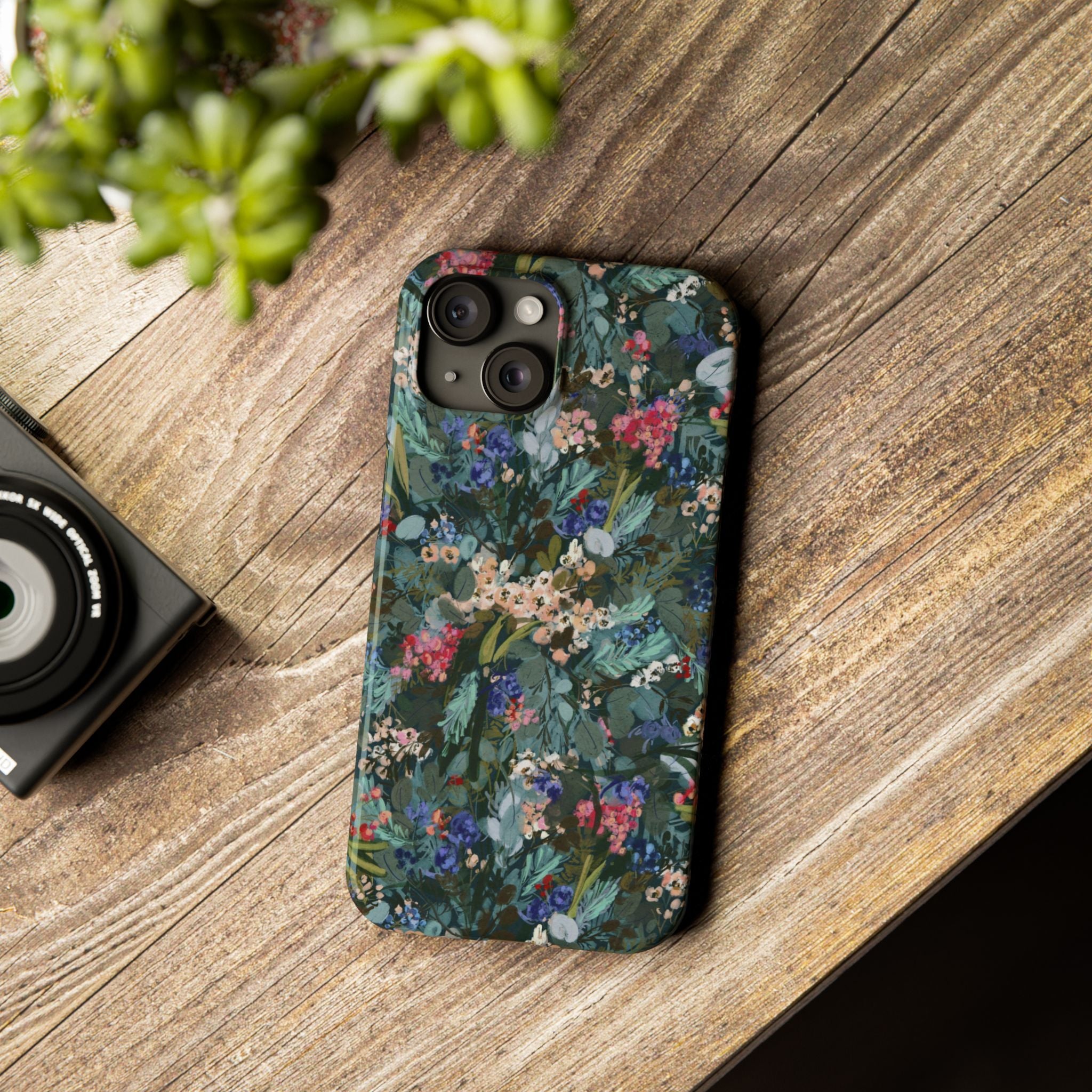 Winter Berry Slim Phone Case