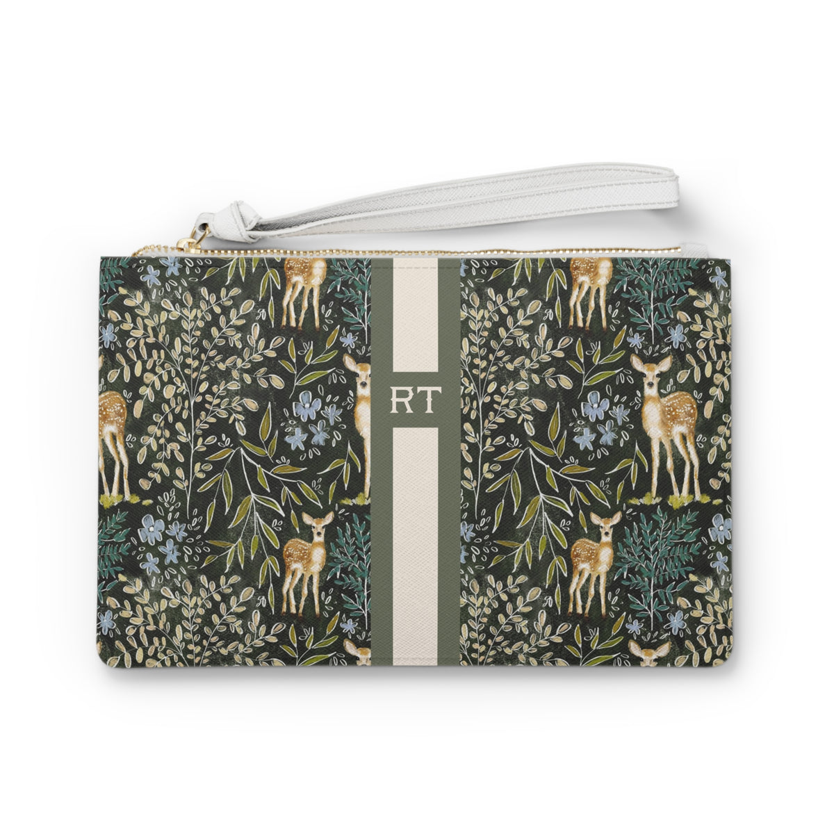 Knox Striped Monogrammed Mahjong Card Holder