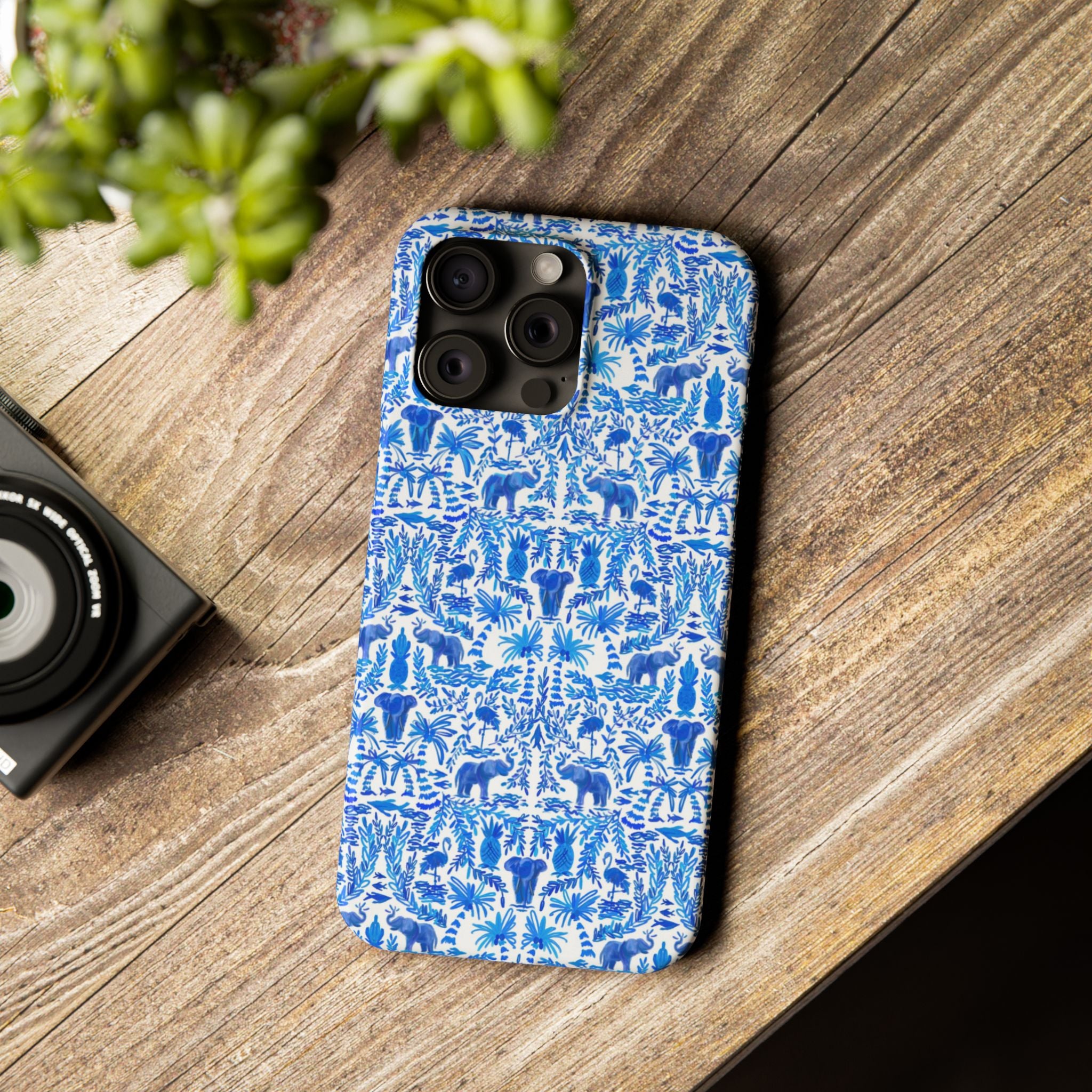 Elephant Fun Slim Phone Case