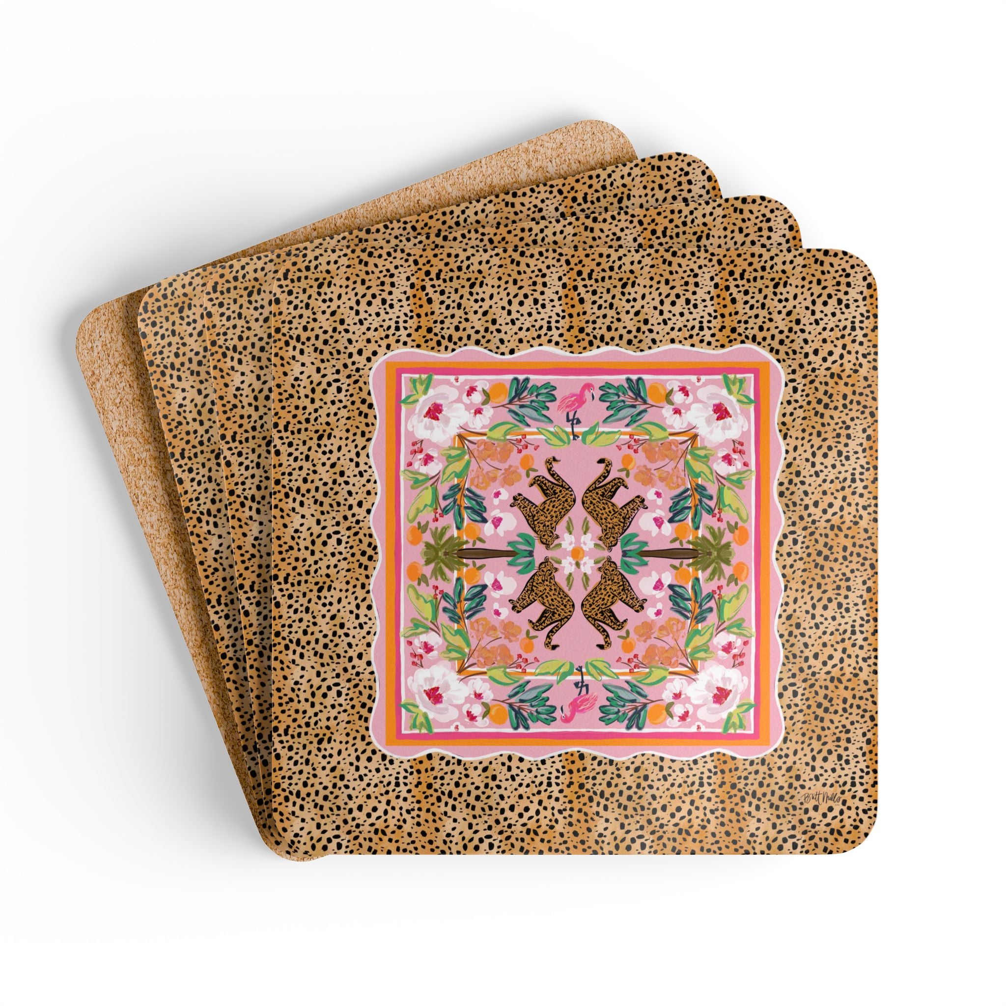 Heiress Mahjong Mat Art Coaster Set (Set of 4)