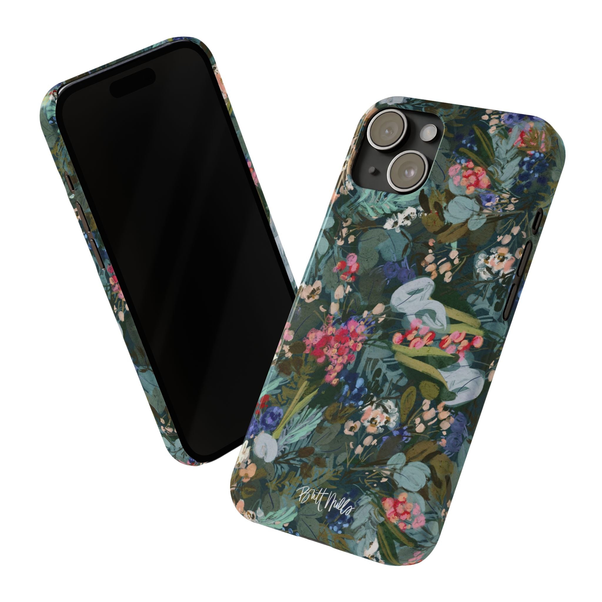 Winter Berry Slim Phone Case