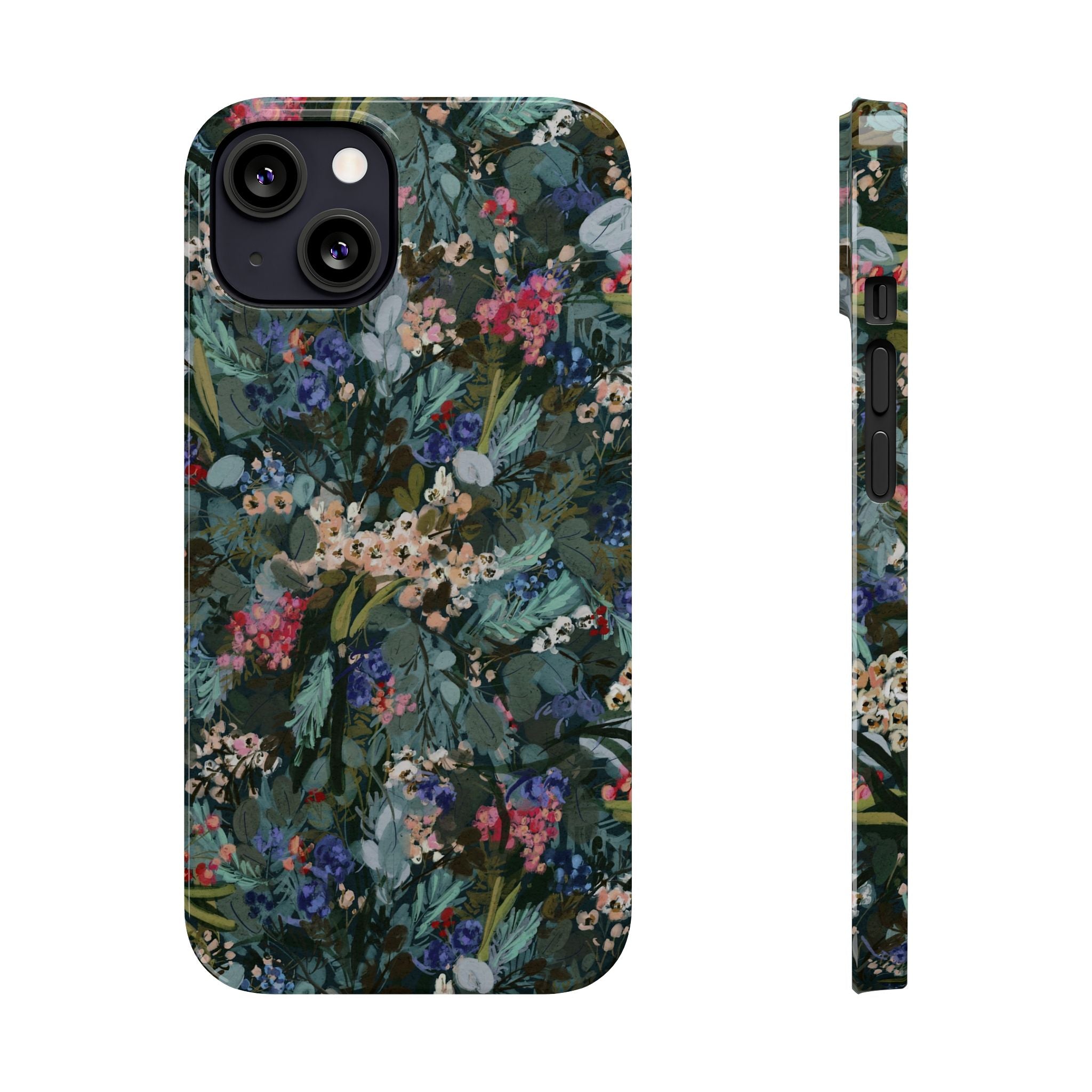 Winter Berry Slim Phone Case