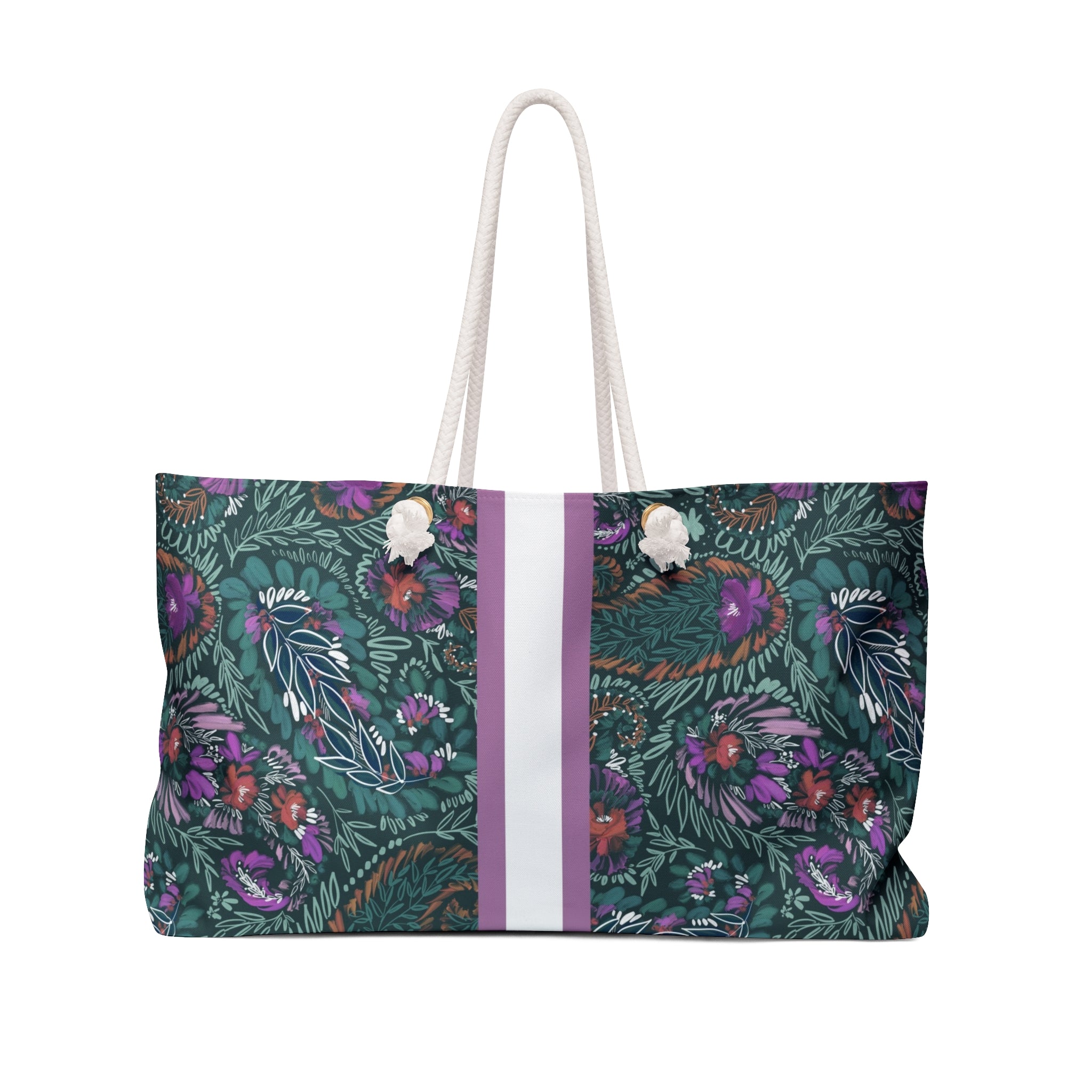 Wren Striped Monogrammed Mahjong Bag