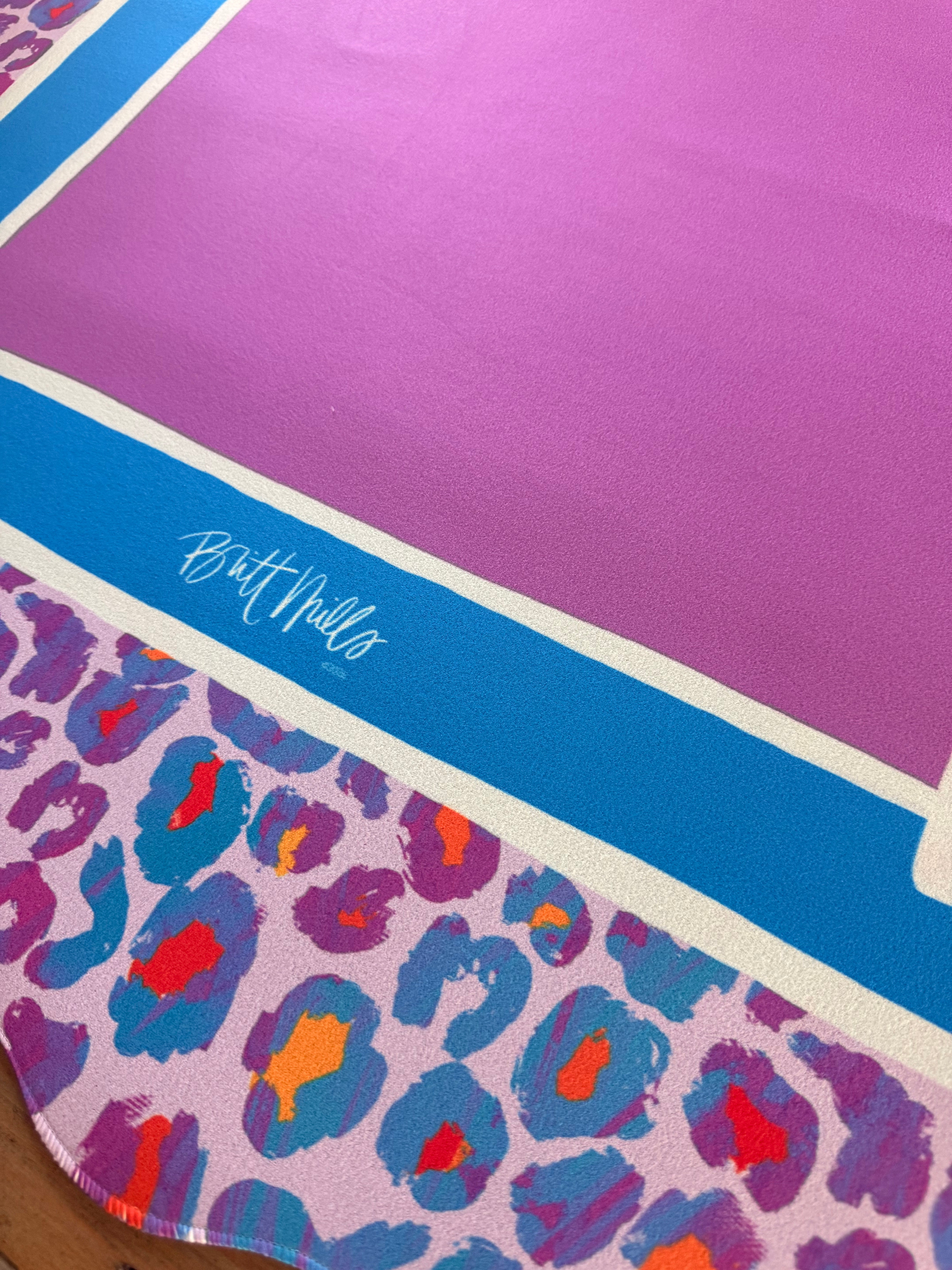 Prism Scalloped-Edge Mahjong Mat (Non-Neoprene)
