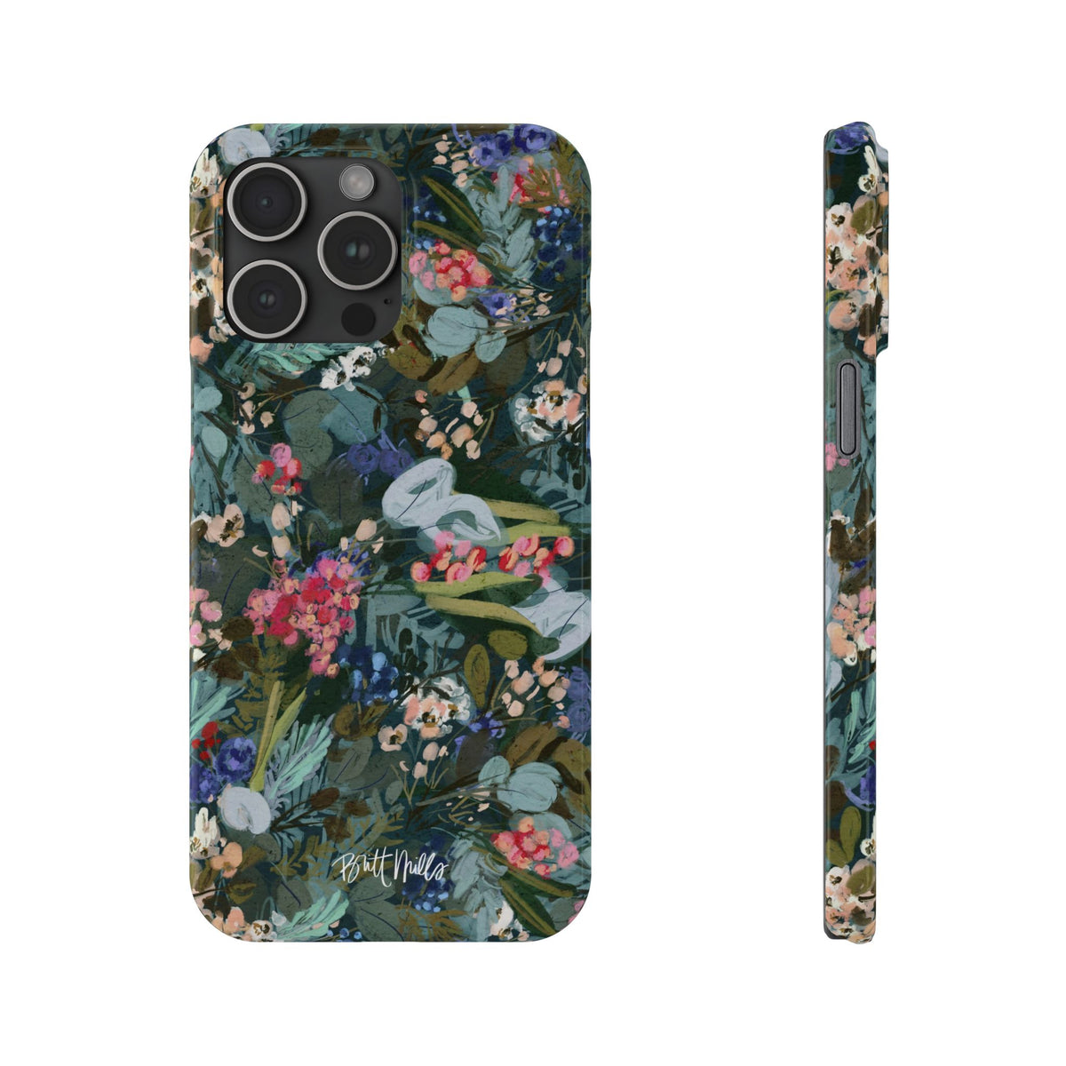 Winter Berry Slim Phone Case