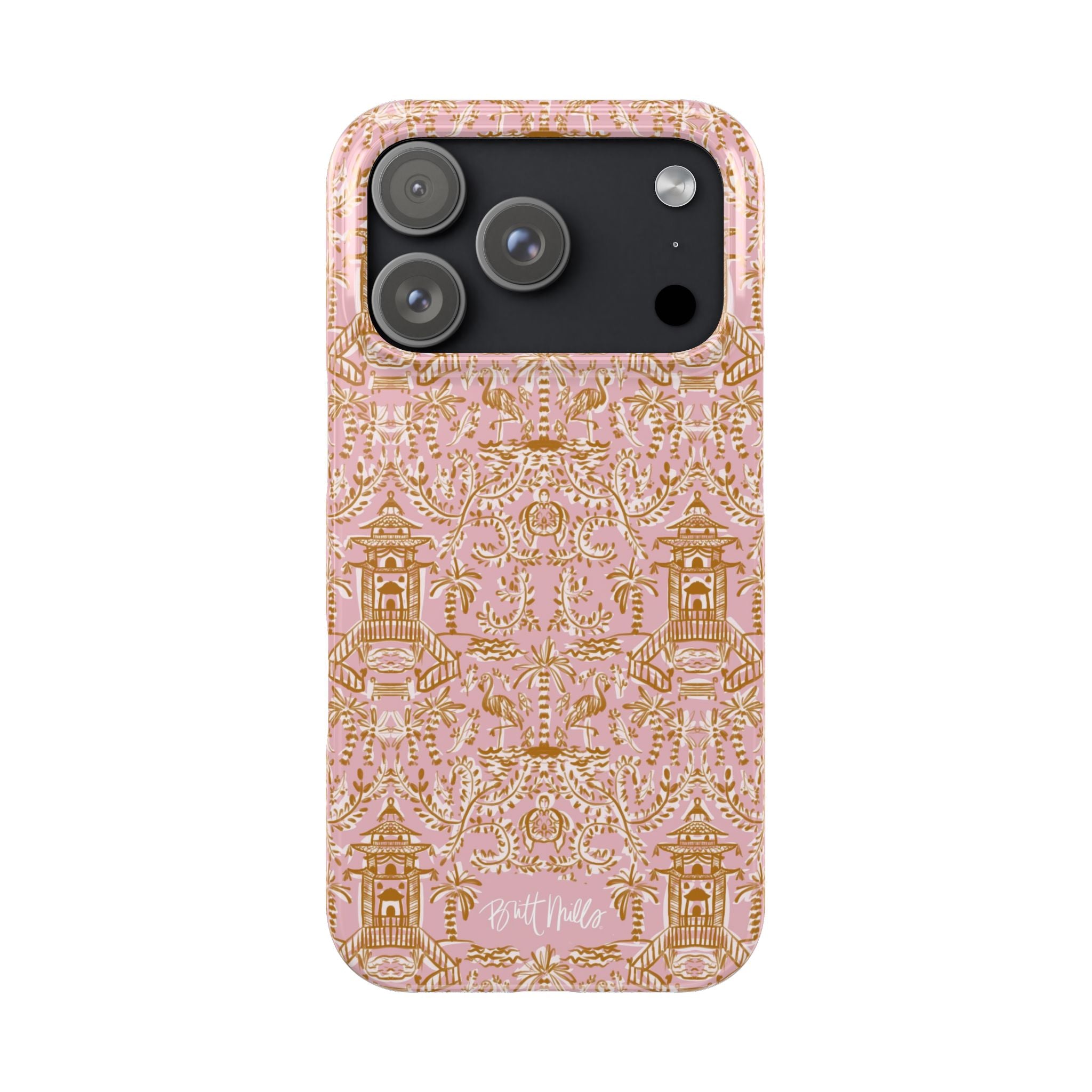 Soirée Pink Slim Phone Case