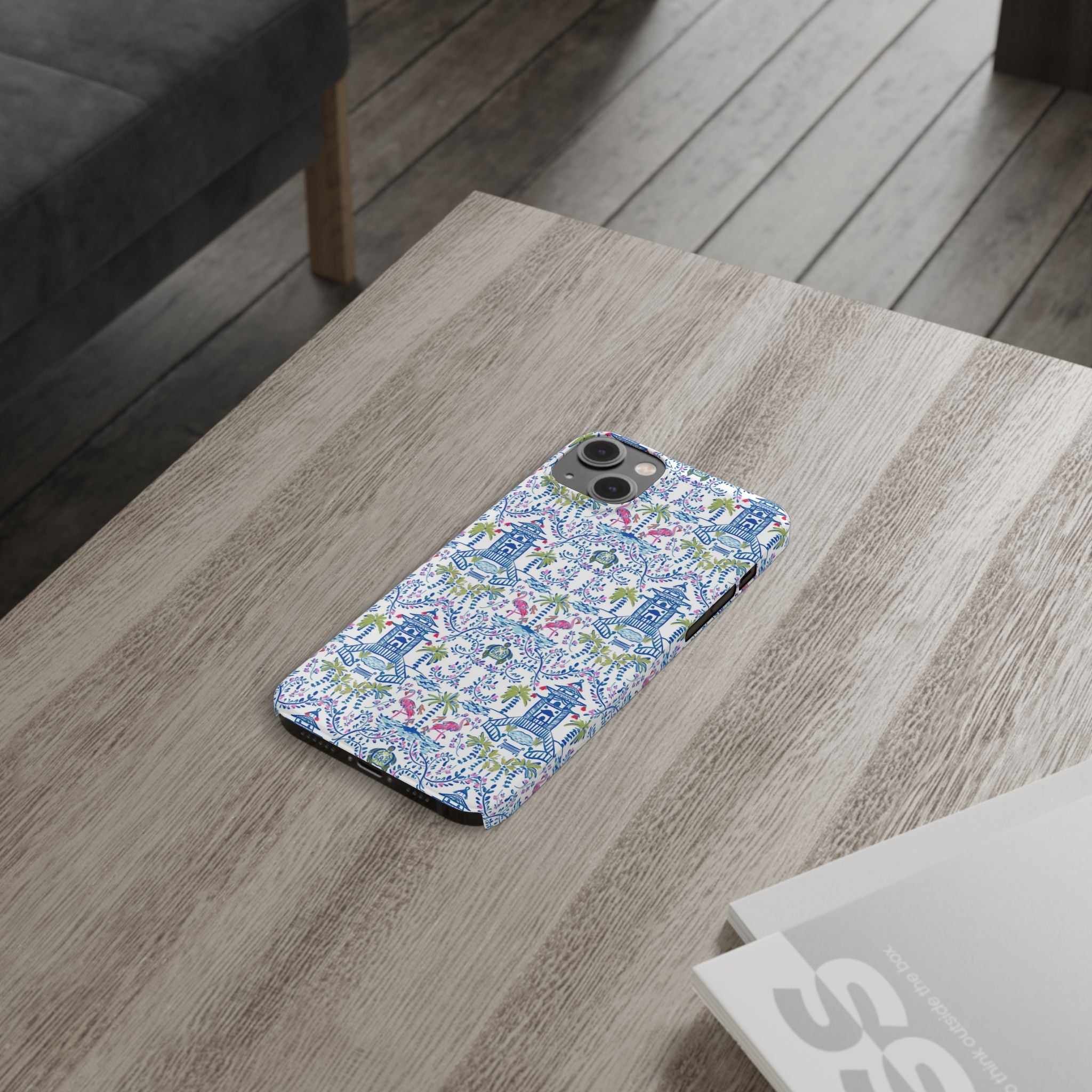 Colorful Chinoiserie Slim Phone Case