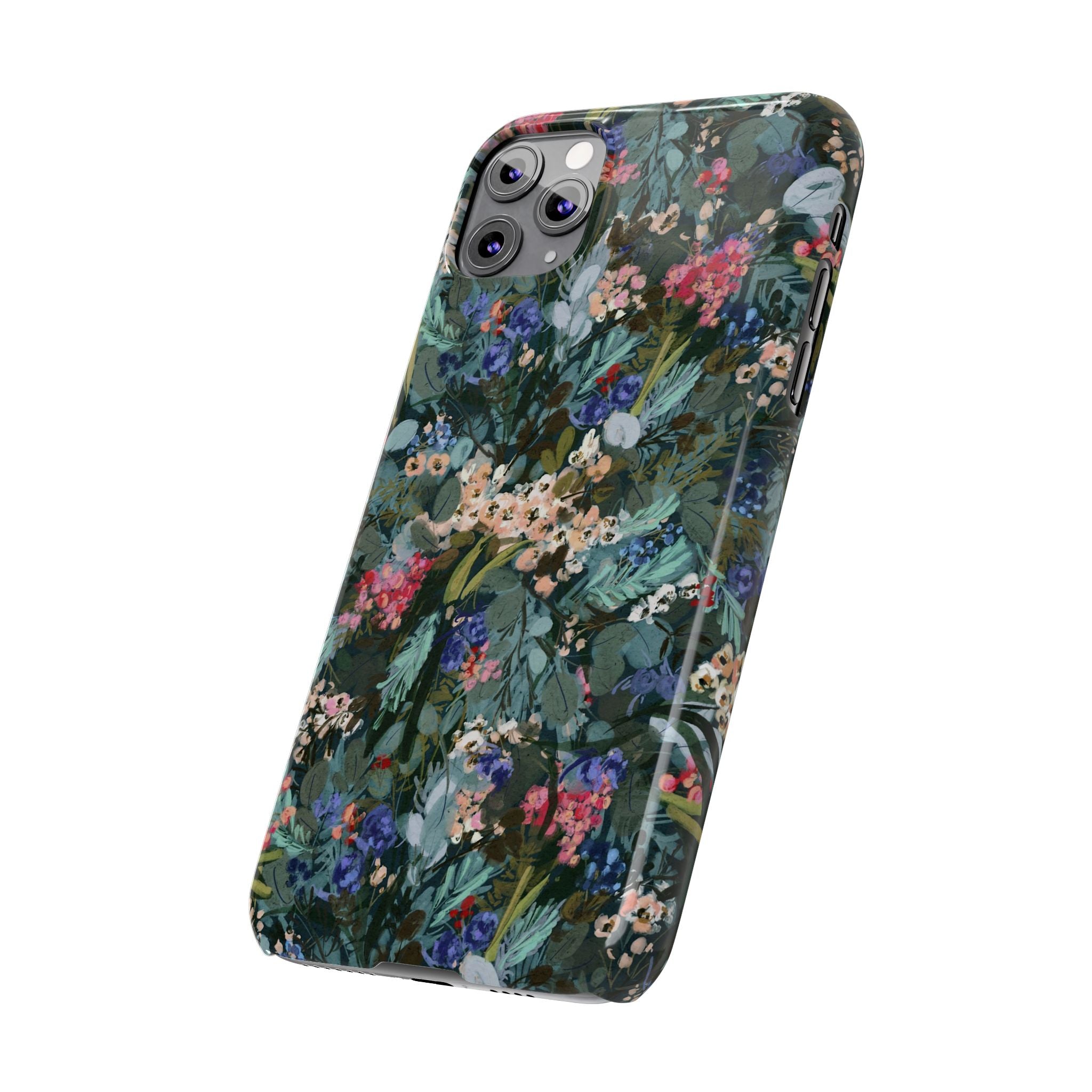 Winter Berry Slim Phone Case