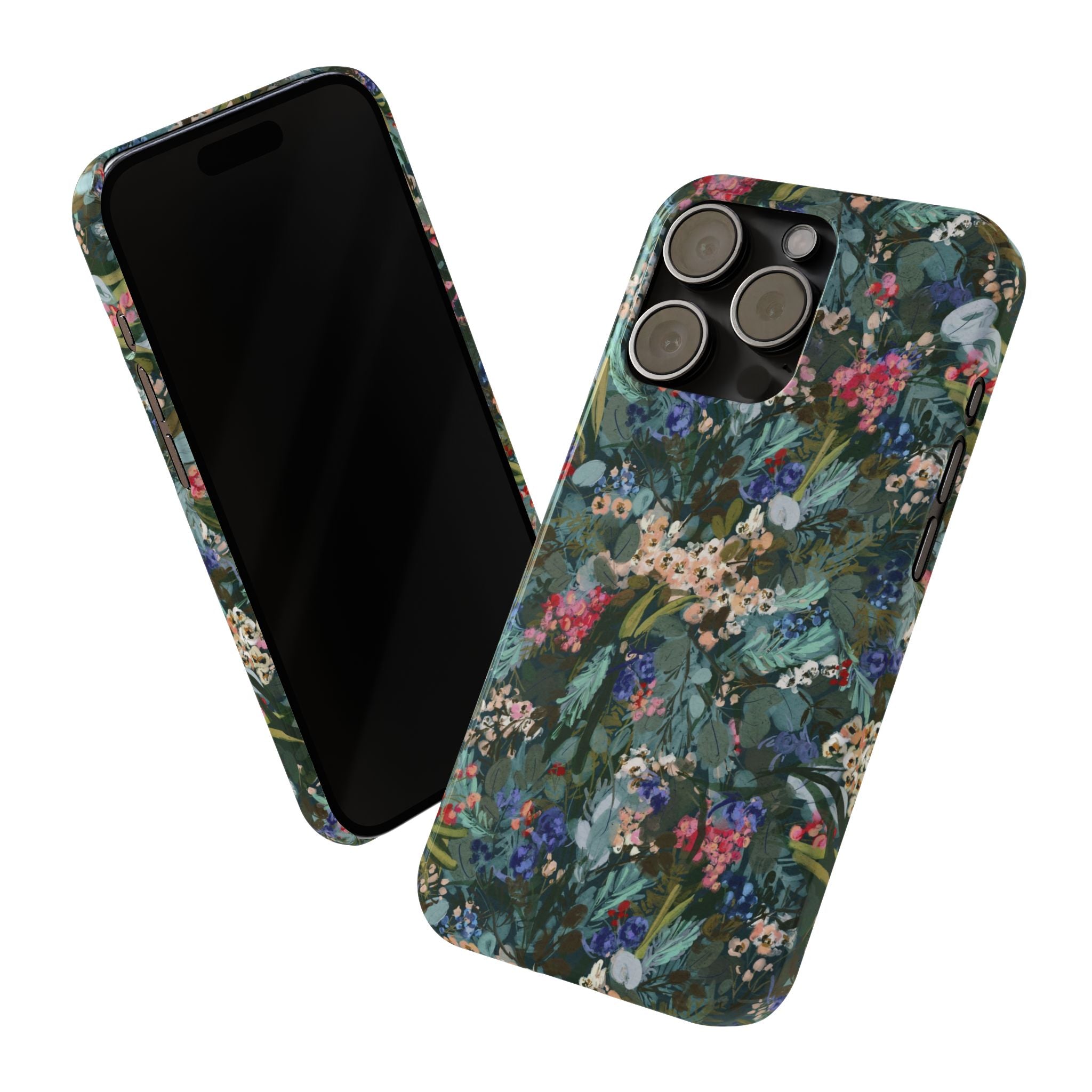 Winter Berry Slim Phone Case