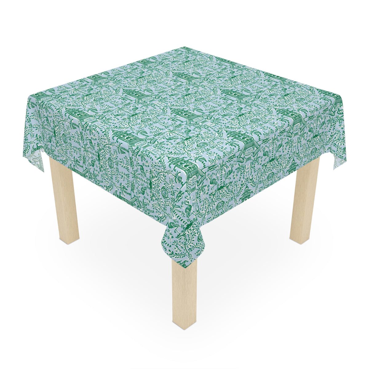 Chinoiserie Palms Square Tablecloth