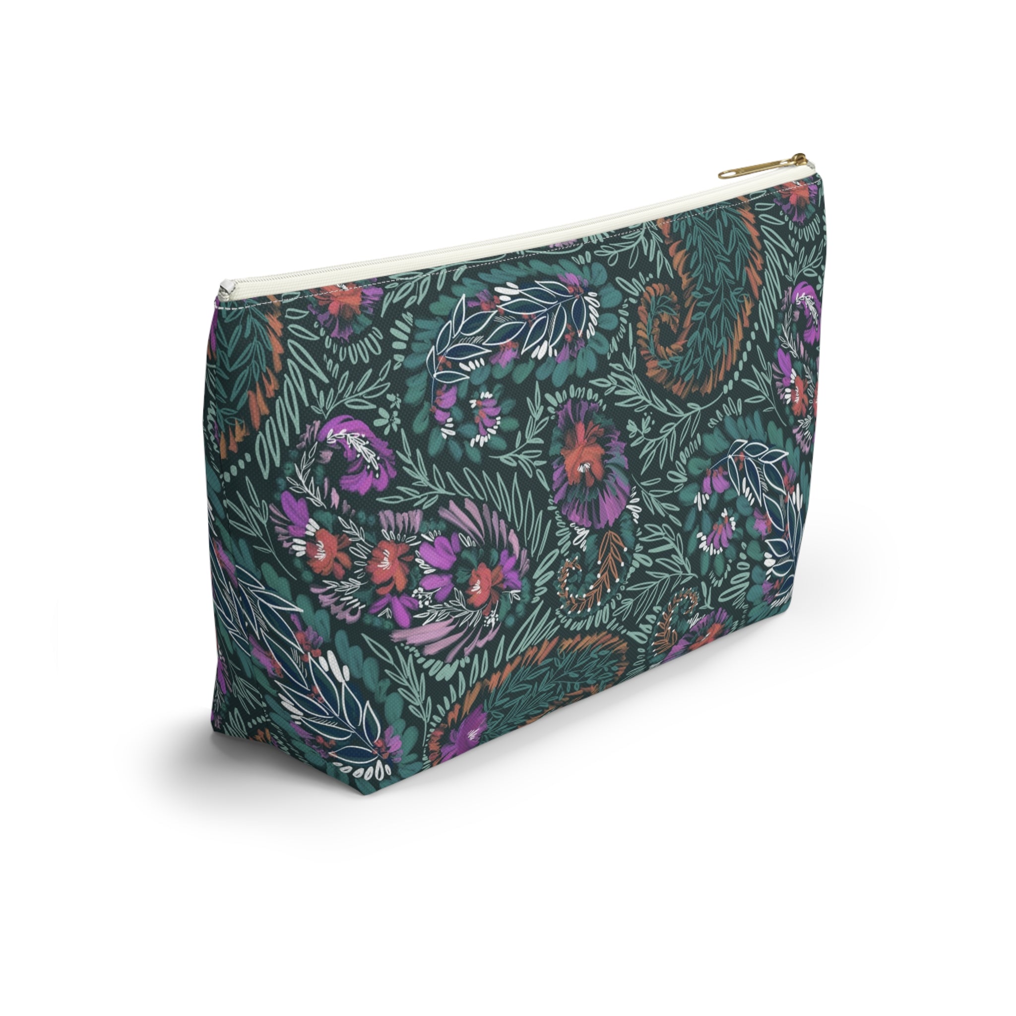 Wren Striped Monogrammed Mahjong Tile Pouch