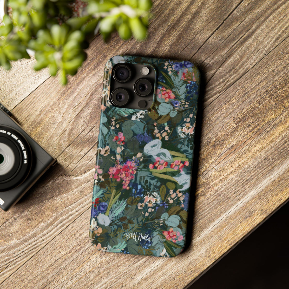 Winter Berry Slim Phone Case