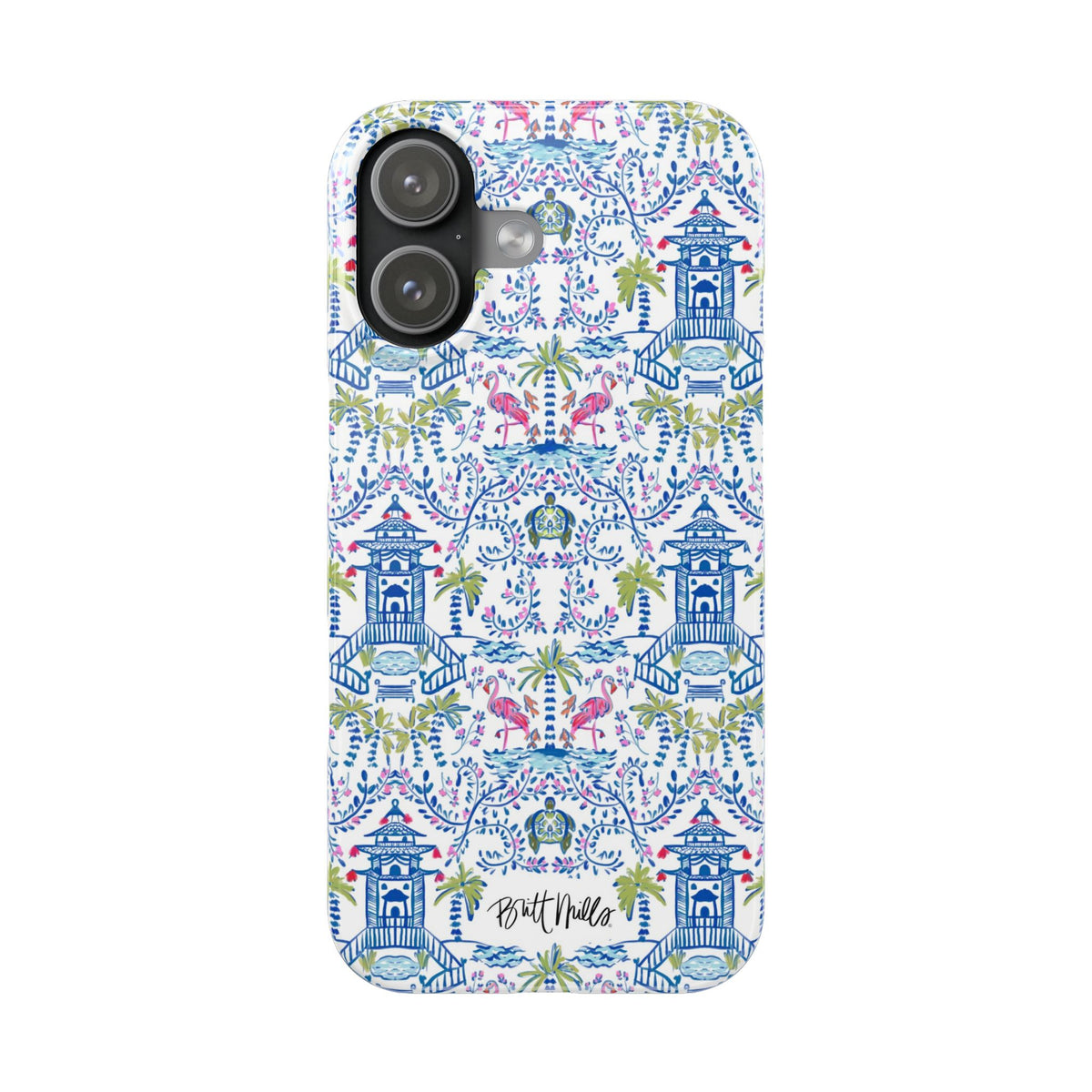 Colorful Chinoiserie Slim Phone Case
