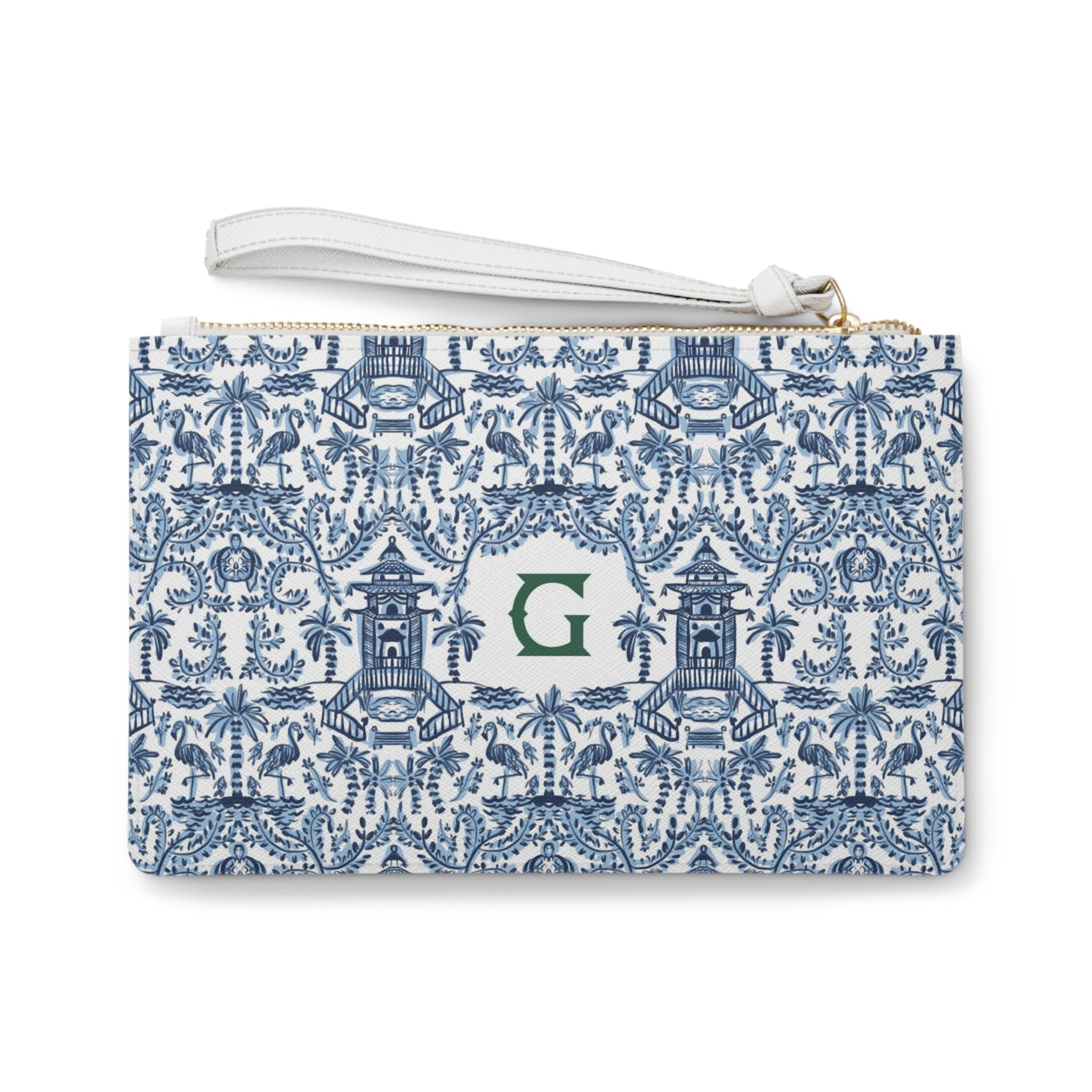 Palm Beach Monogrammed Mahjong Card Holder