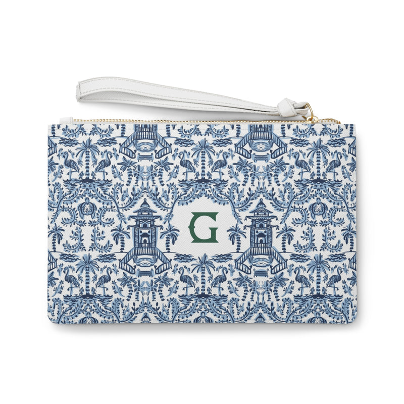 Palm Beach Monogrammed Mahjong Card Holder