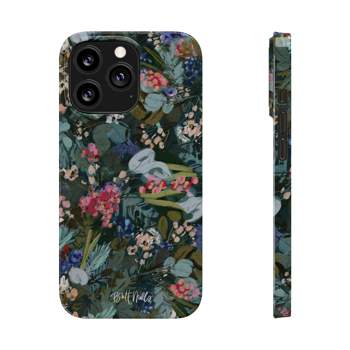 Winter Berry Slim Phone Case