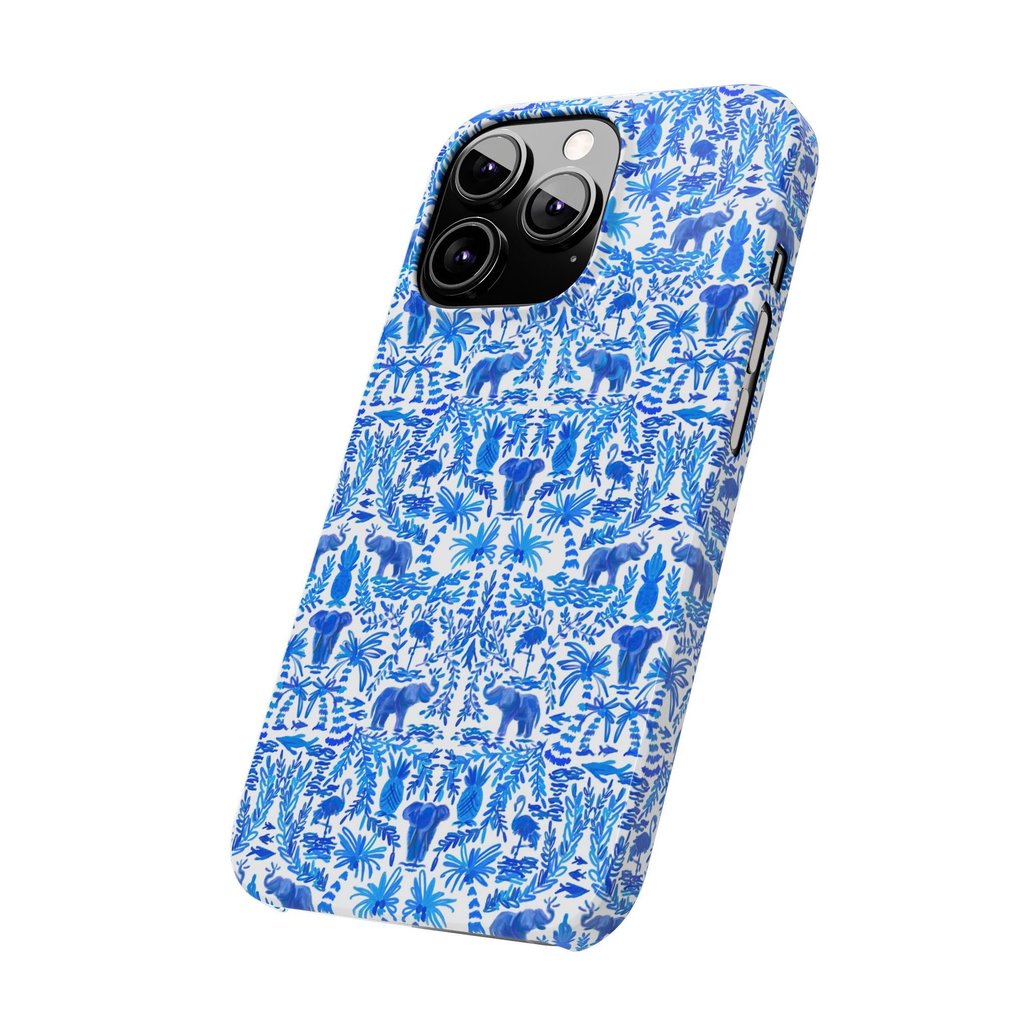 Elephant Fun Slim Phone Case